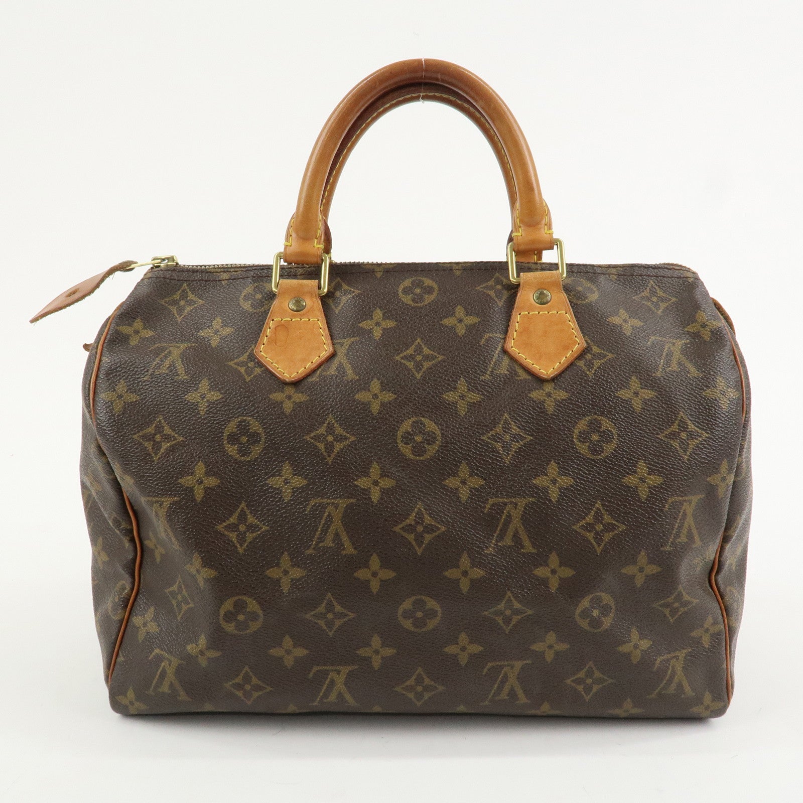 Louis Vuitton Monogram Speedy 30 Boston Bag Hand Bag Brown M41526