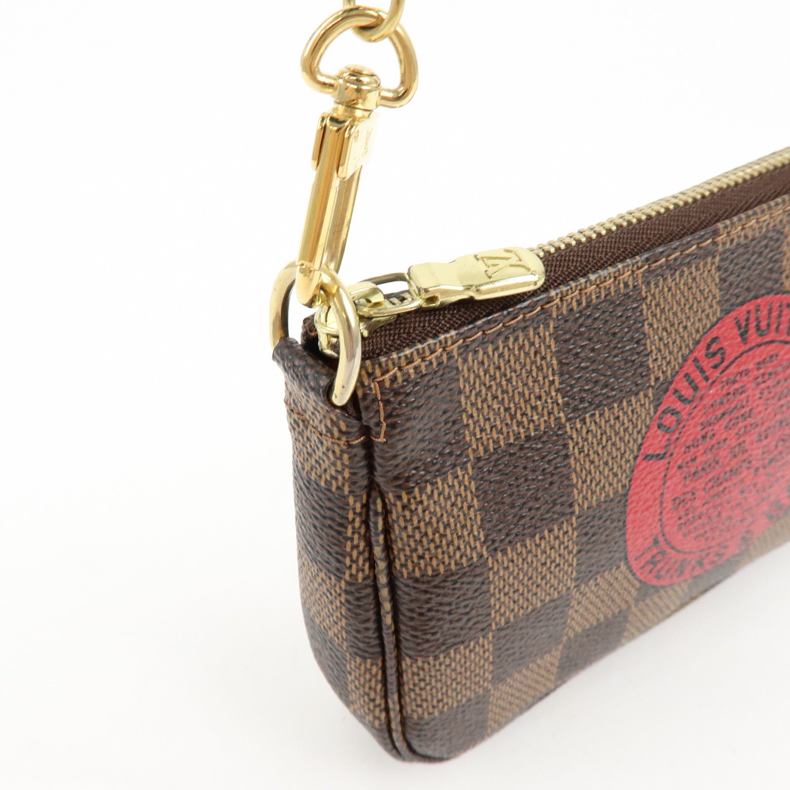 Louis Vuitton Damier T&B Mini Pochette Accessoires Pouch N58011