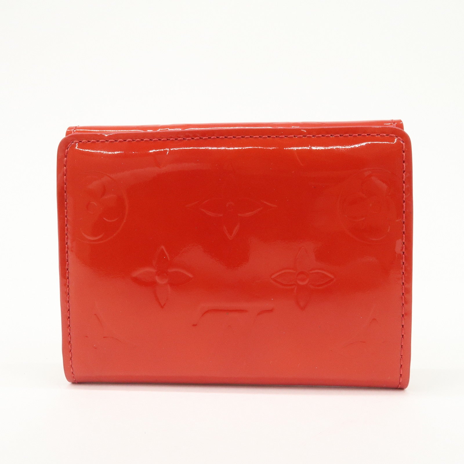 Louis Vuitton Monogram Vernis Ludlow Bi-fold Wallet Rouge M91090