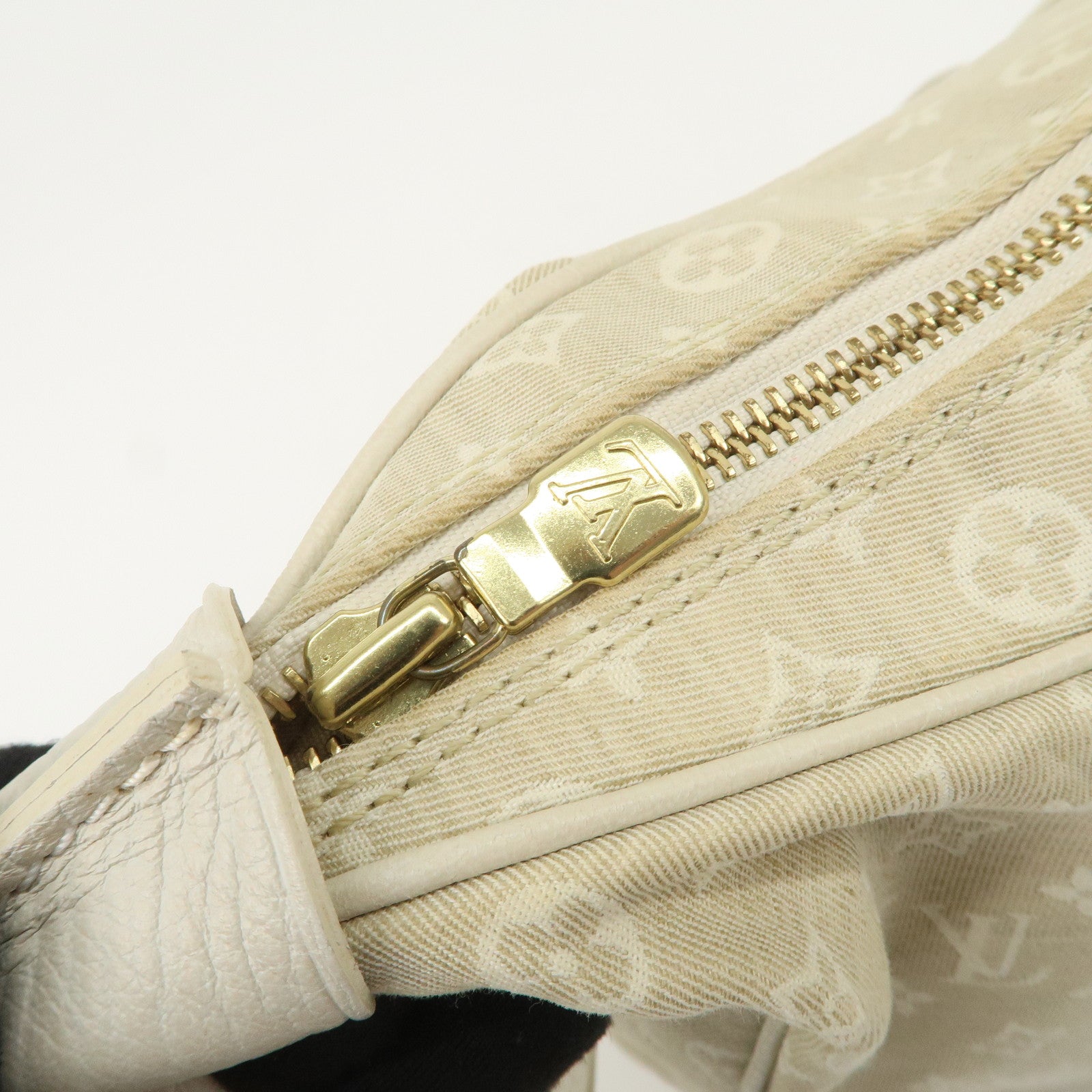 Louis Vuitton Monogram Mini Lin Boulogne Hand Bag Dune M95317
