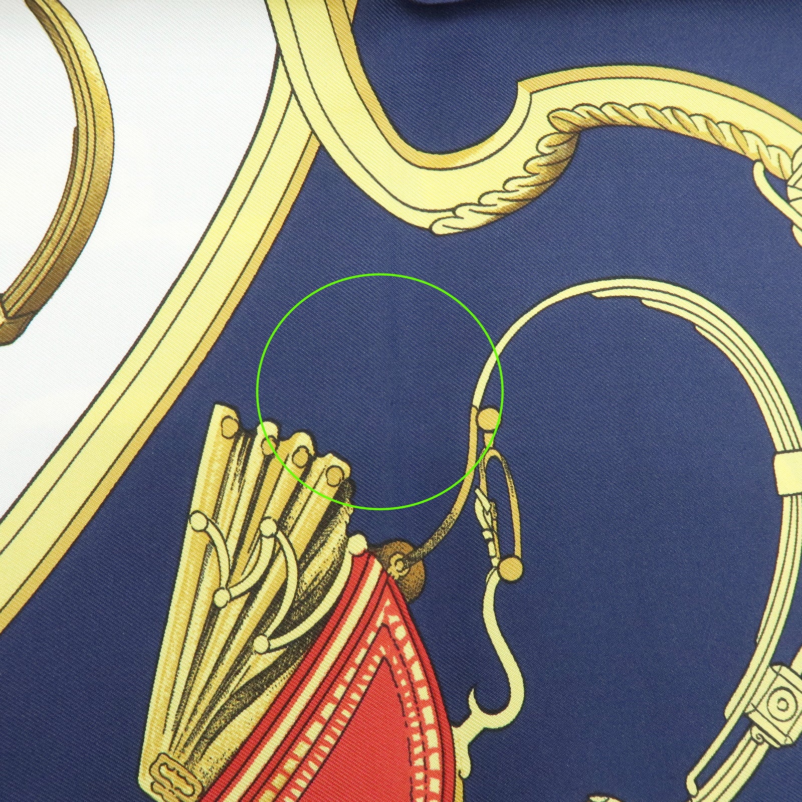 HERMES Carre 90 Silk 100% Scarf SPRINGS Dark Navy