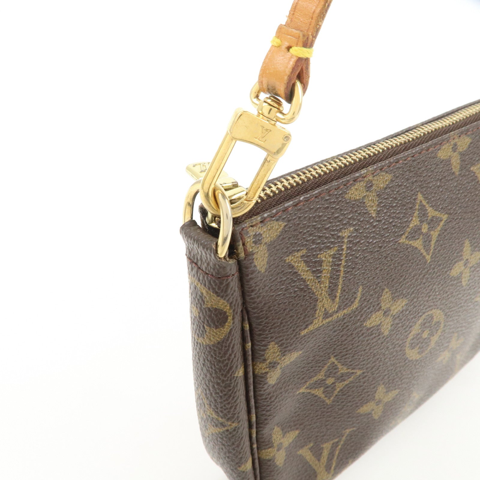 Louis Vuitton Monogram Pochette Accessoires Pouch Hand Bag M51980