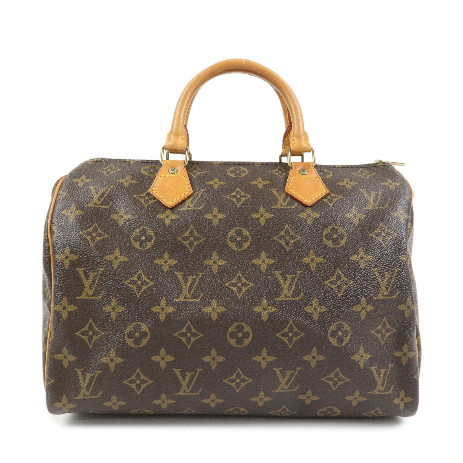 Louis Vuitton Monogram Speedy 30 Boston Bag Hand Bag Brown M41526