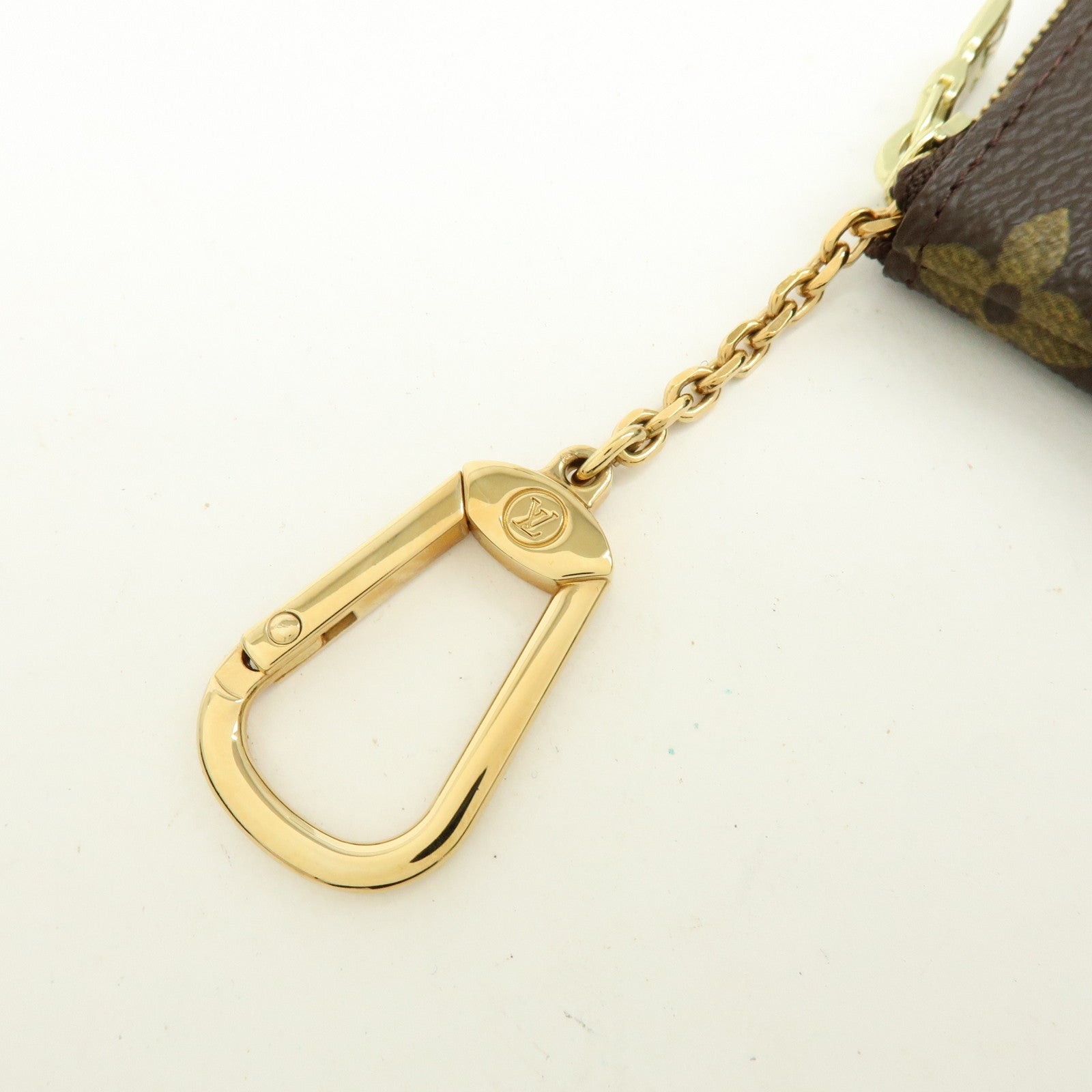 Louis Vuitton Monogram Pochette Cles Coin Case Key Case M62650