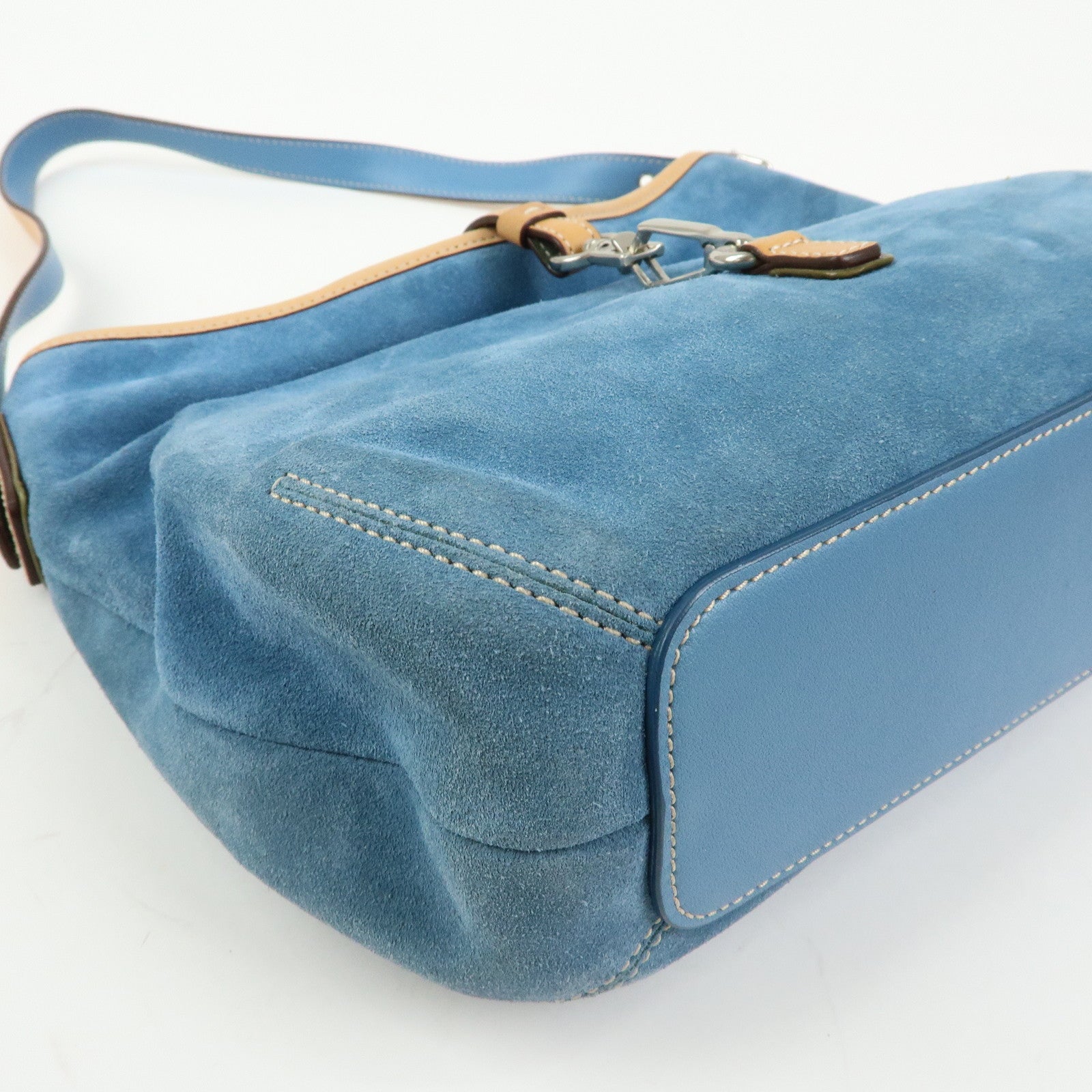 COACH Set of 3 Signature Canvas Leather Suede Shoulder Bag Hand Bag