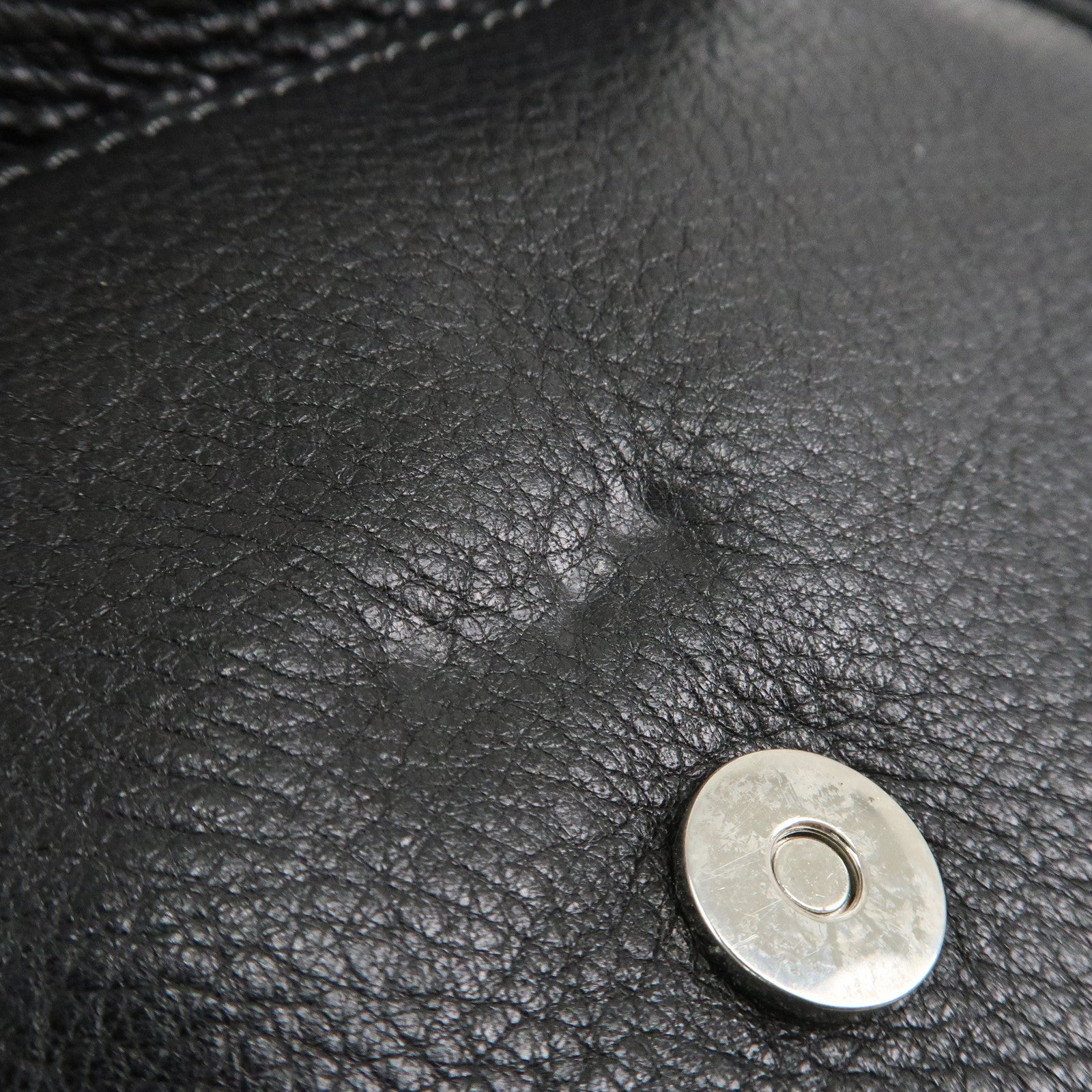 Chloe Paddington Leather Shoulder Bag Hand Bag Black Gold HDW Used