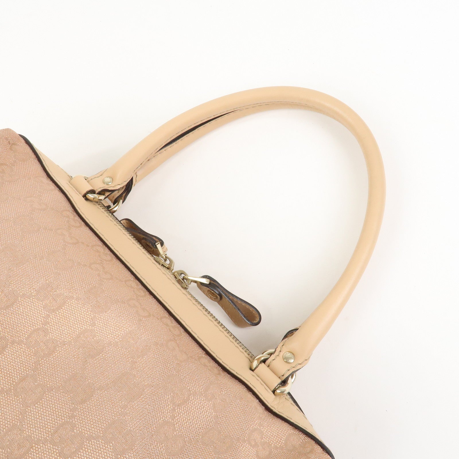 GUCCI Lovely Heart GG Monogram Canvas Mini Boston Bag 257067