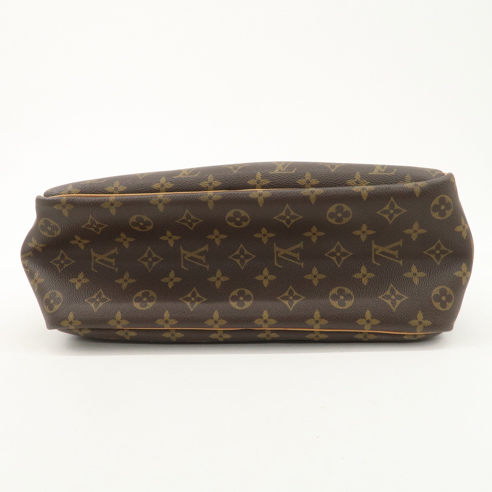 Louis Vuitton Monogram Deauville Hand Bag Brown M47270 Used