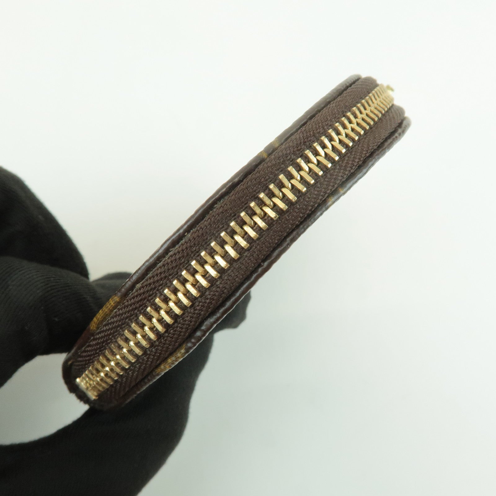 Louis Vuitton Monogram Porte Monnaie Rond Coin Case M61926 Used