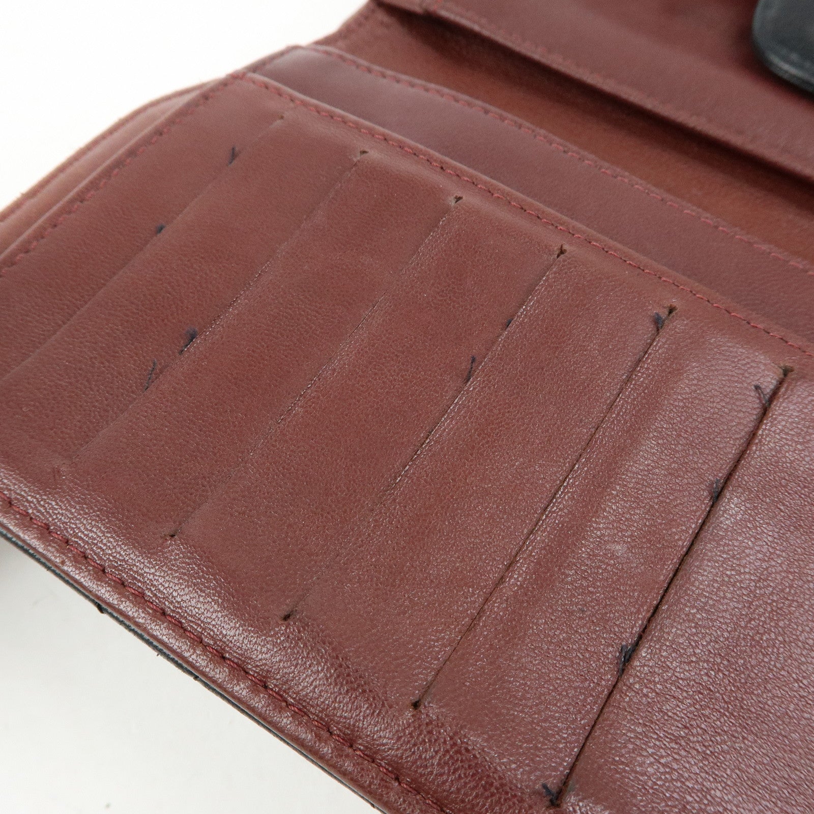 CHANEL Matelasse Lamb Skin Long Flap Wallet Black Silver A82281