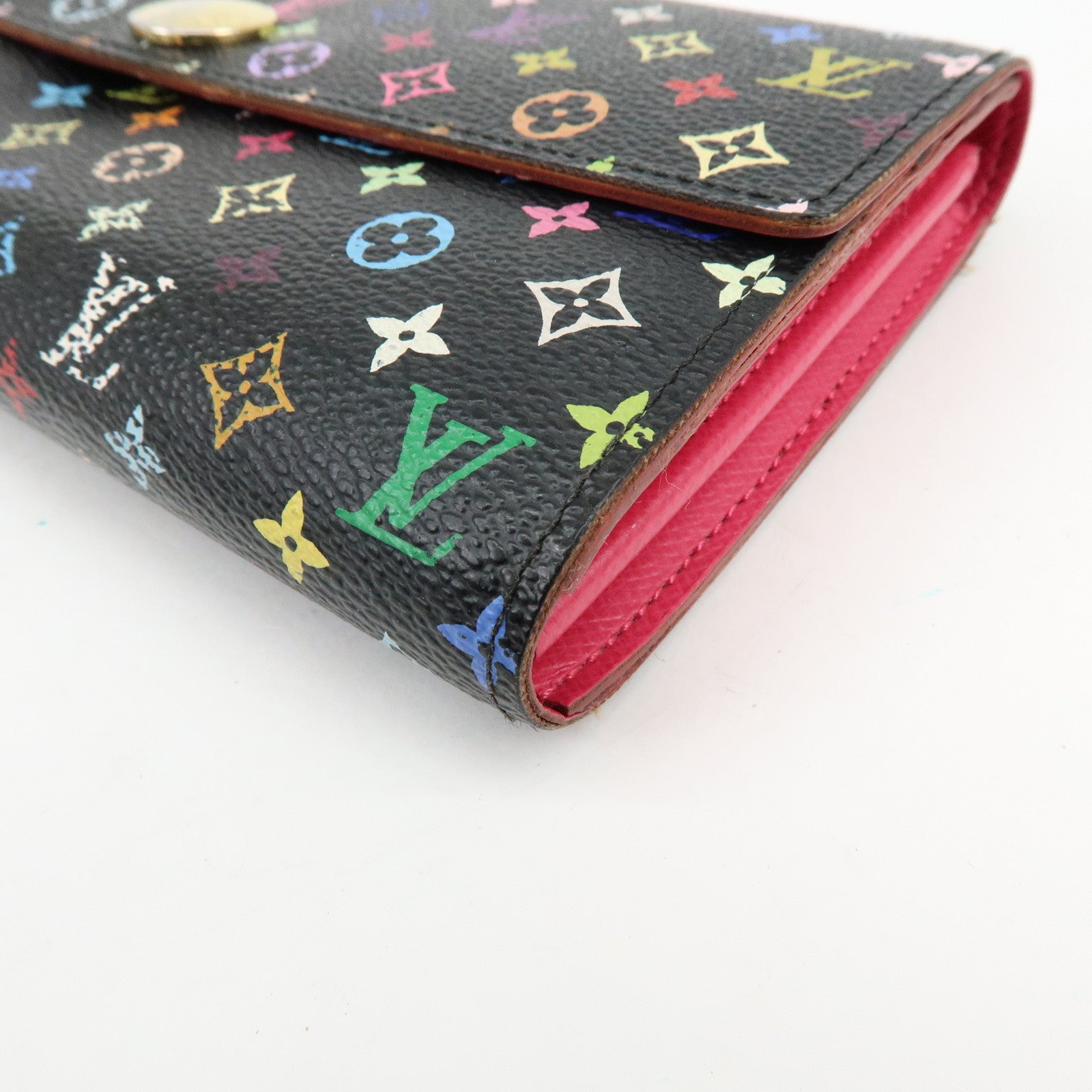 Louis Vuitton Monogram MultiColor Portefeuille Sarah Wallet M9353