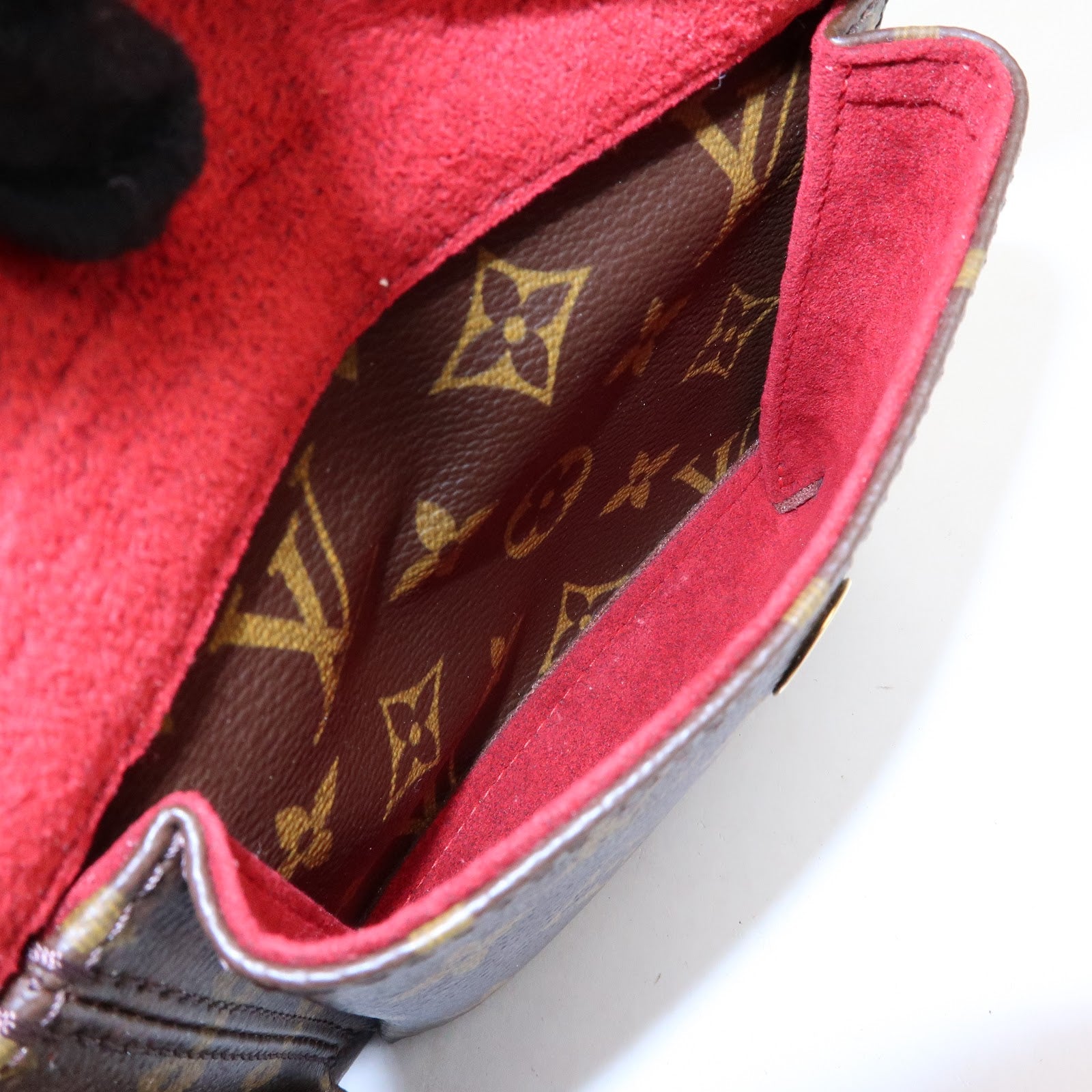 Louis Vuitton Monogram Vivacite Shoulder Bag Hand Bag Brown M51164