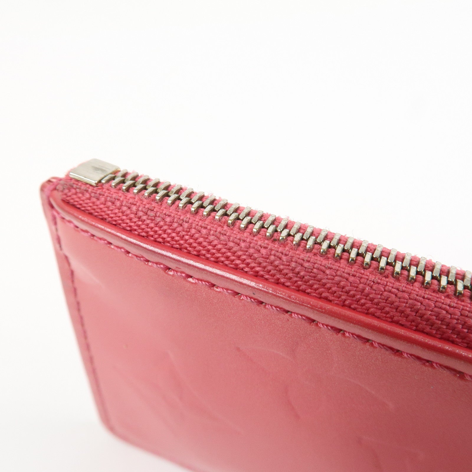 Louis Vuitton Monogram Vernis Pochette Cles Coin Case Pink M9144F