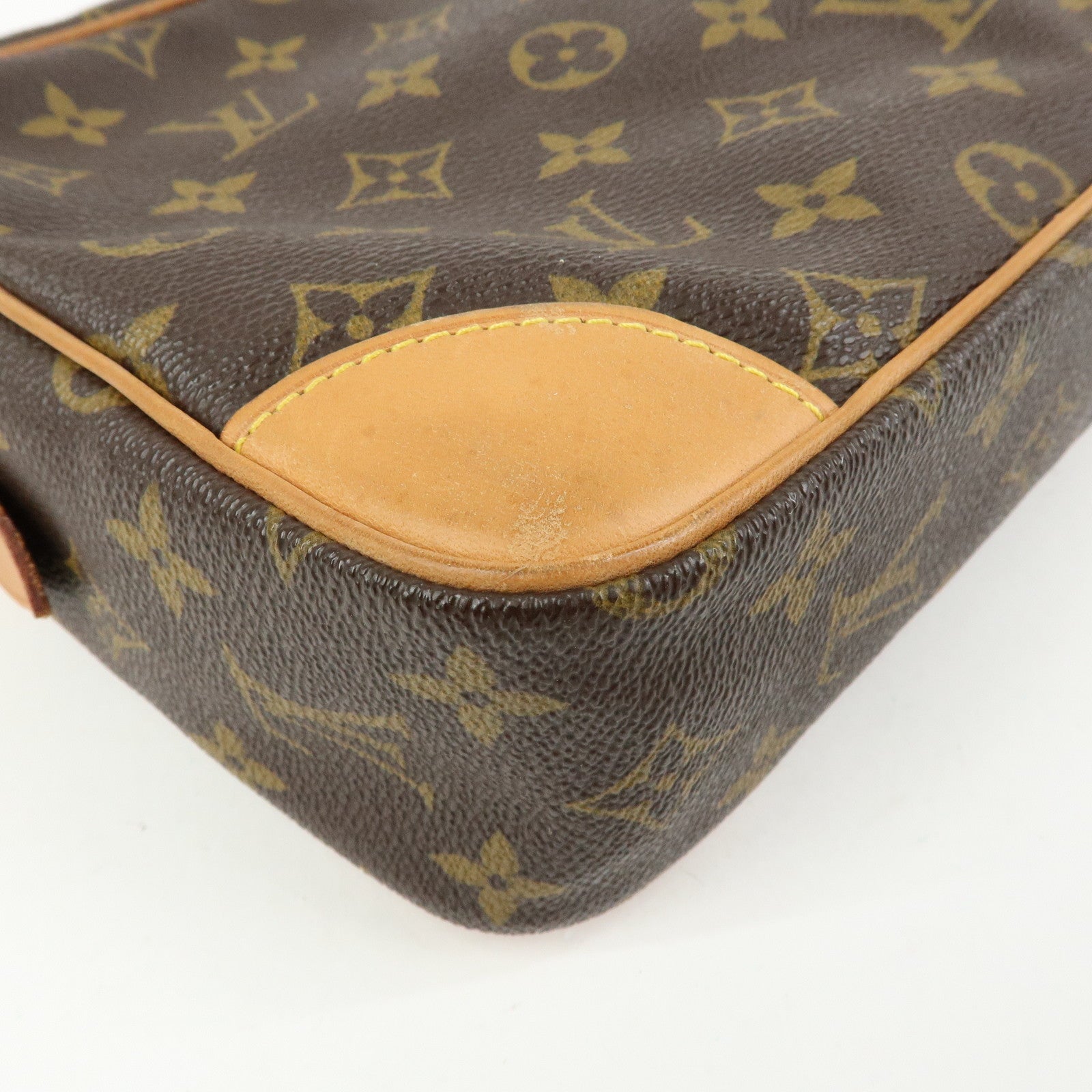 Louis Vuitton Monogram Compiegne 28 Pouch Clutch Bag Brown M51845