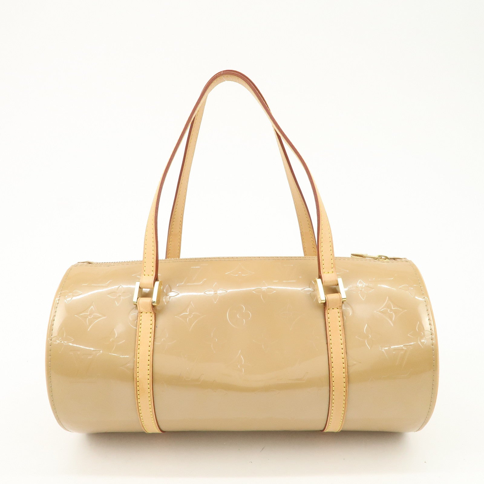 Louis Vuitton Monogram Vernis Bedford Hand Bag Beige M91329 Used