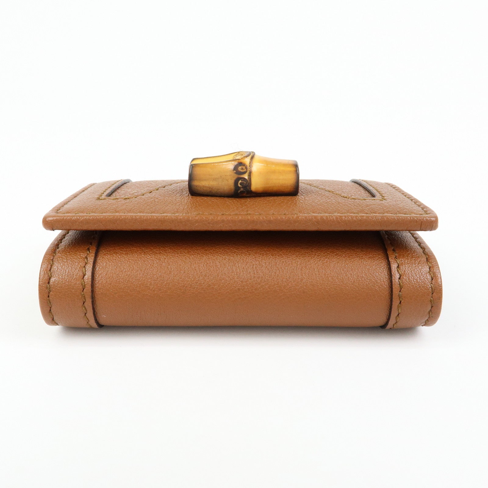 GUCCI GG Marmont Bamboo 6 Key Rings Key Case Brown 658636