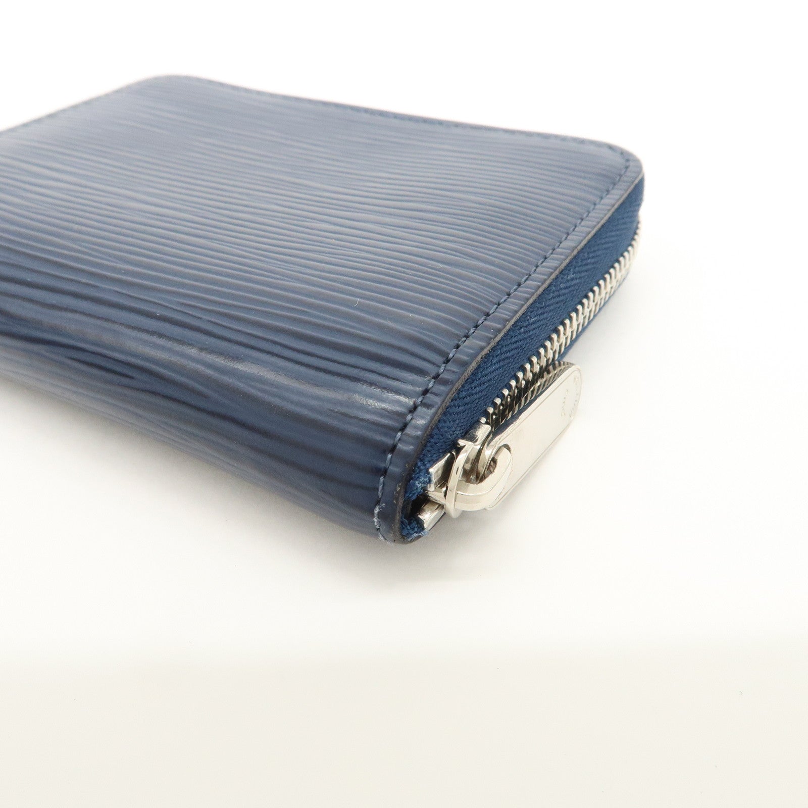 Louis Vuitton Epi leather Zippy Round Coin Case Andigo Blue M60384