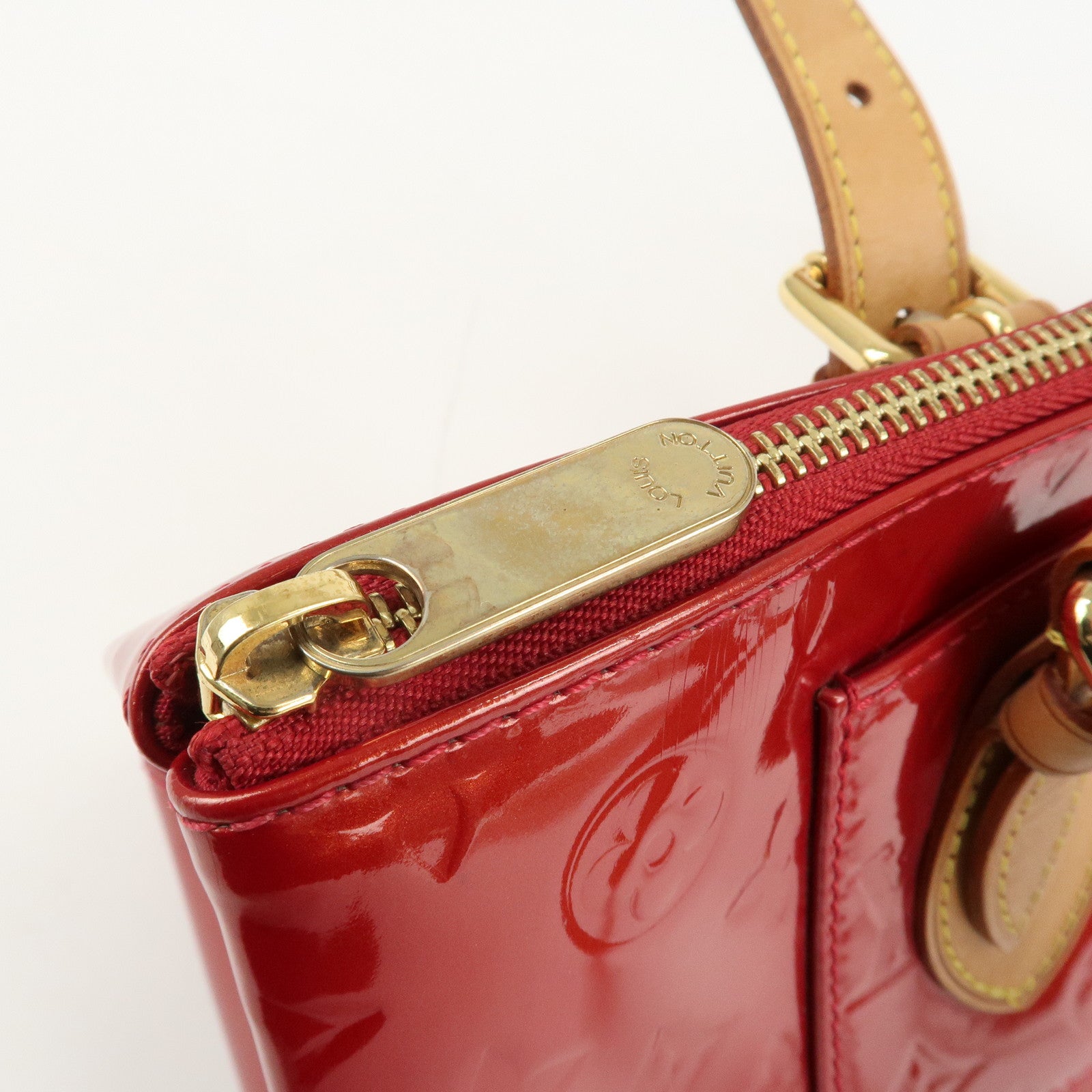 Louis Vuitton Vernis Rosewood Avenue Hand Bag Pomme D'Amour M93507 Used