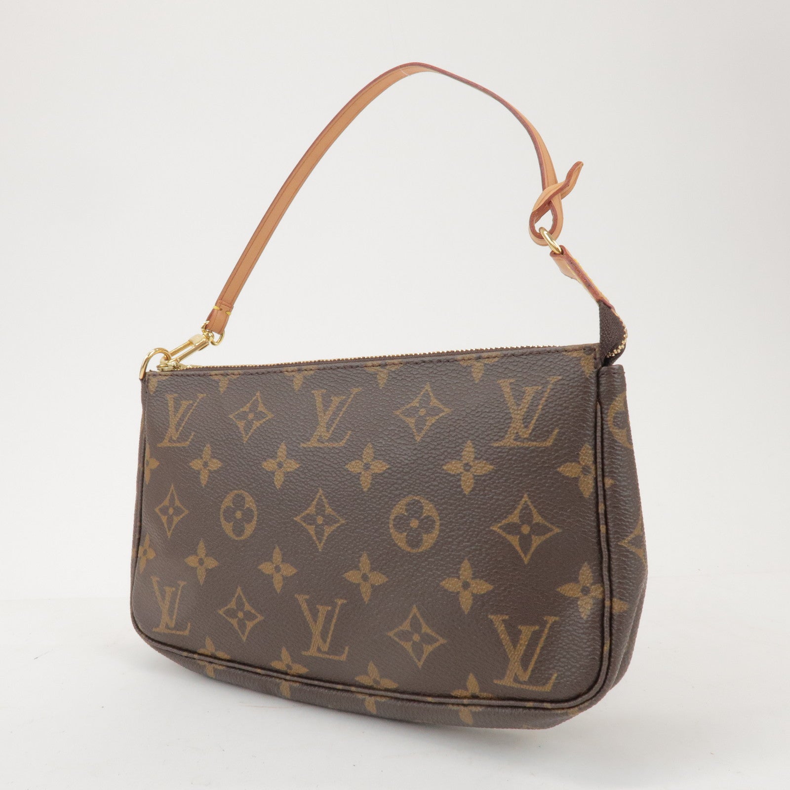 Louis Vuitton Monogram Pochette Accessoires Pouch Hand Bag M51980