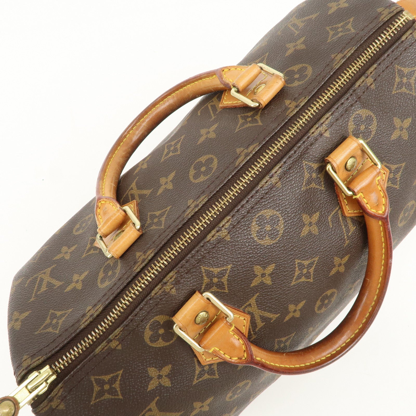 Louis Vuitton Monogram Speedy 30 Boston Bag Hand Bag Brown M41526