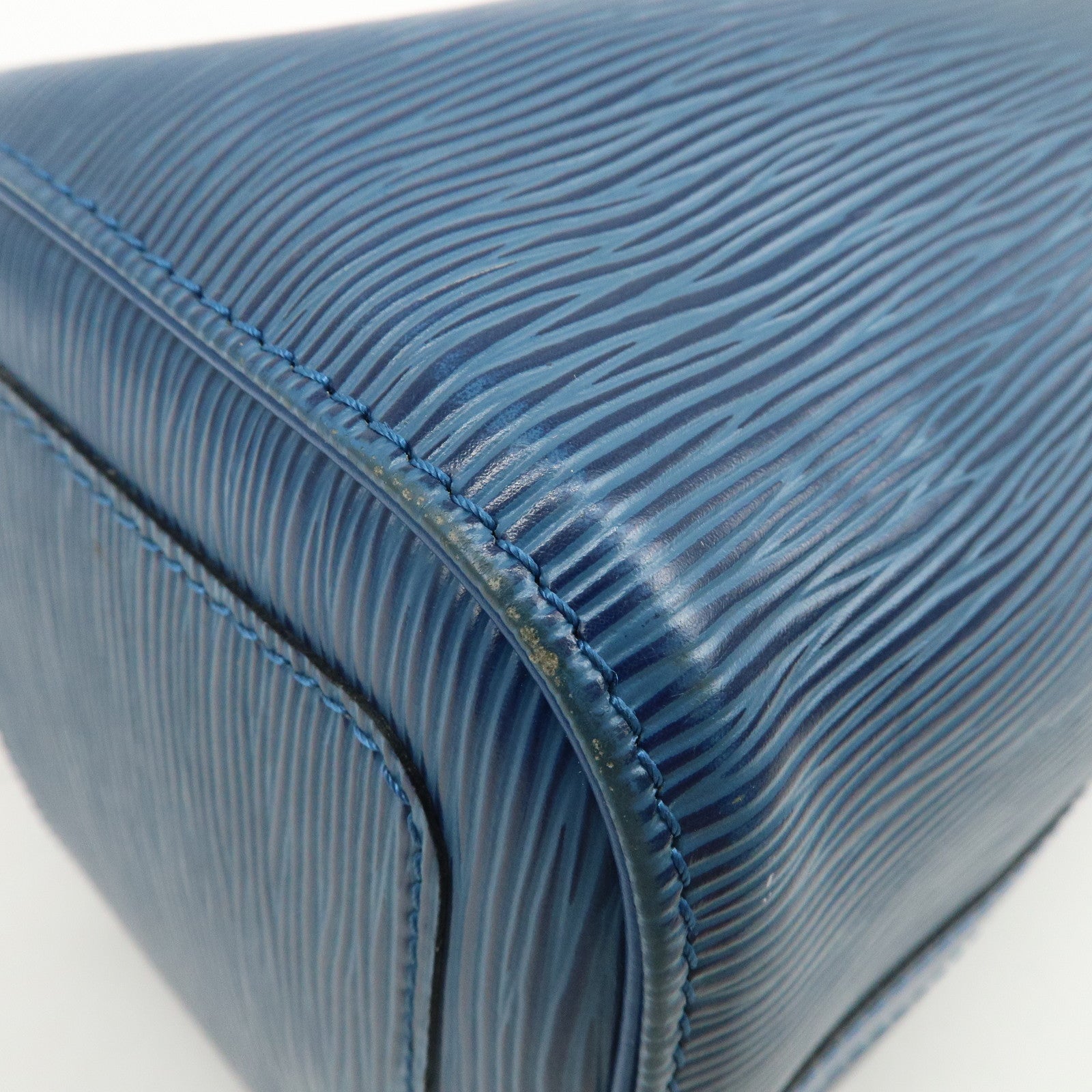 Louis Vuitton Epi Speedy 25 Hand Bag Boston Bag Toledo Blue M43015