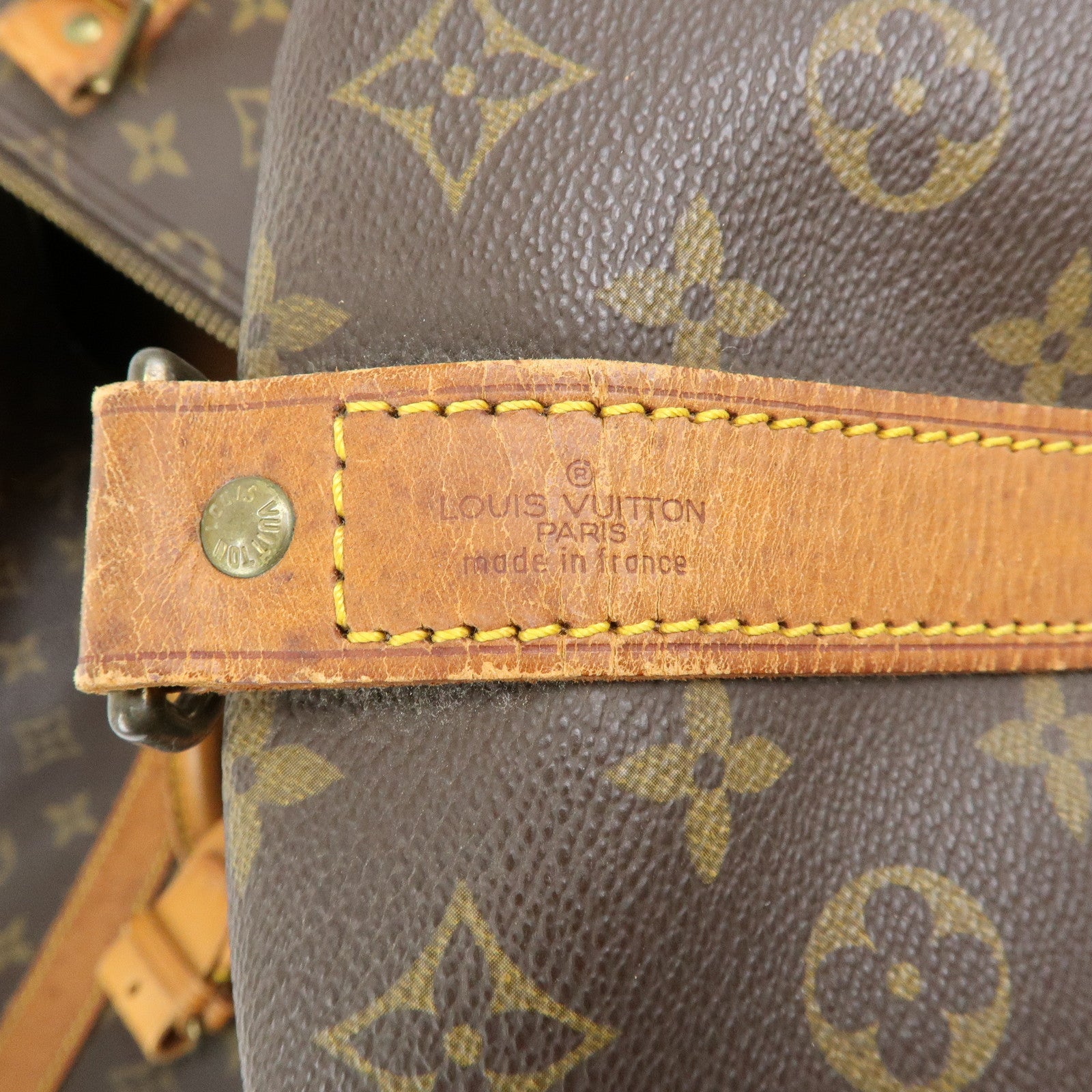 Louis Vuitton Monogram Keep All Bandouliere 60 Boston Bag M41412