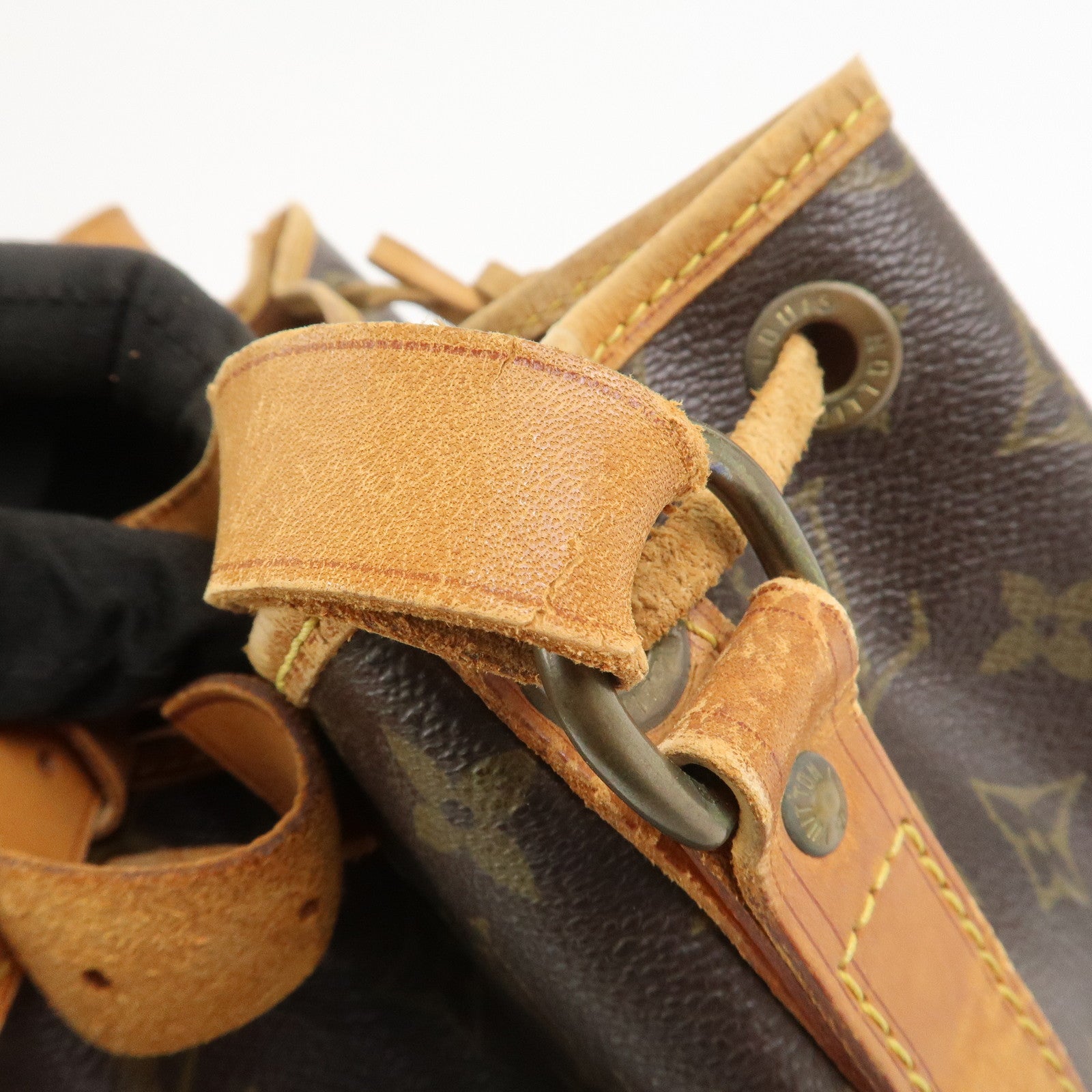 Louis Vuitton Monogram Petit Noe Shoulder Bag Brown M42226