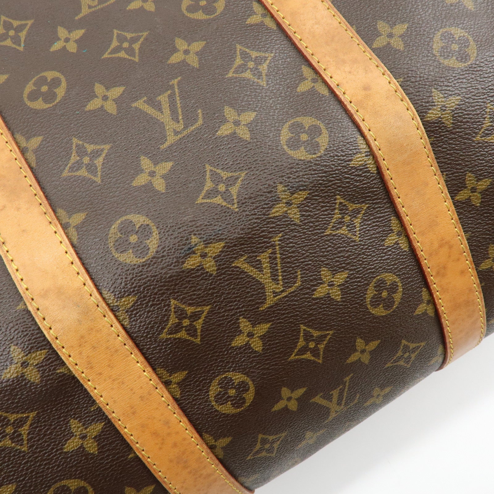 Louis Vuitton Monogram Keep All Bandouliere 60 Boston Bag M41412