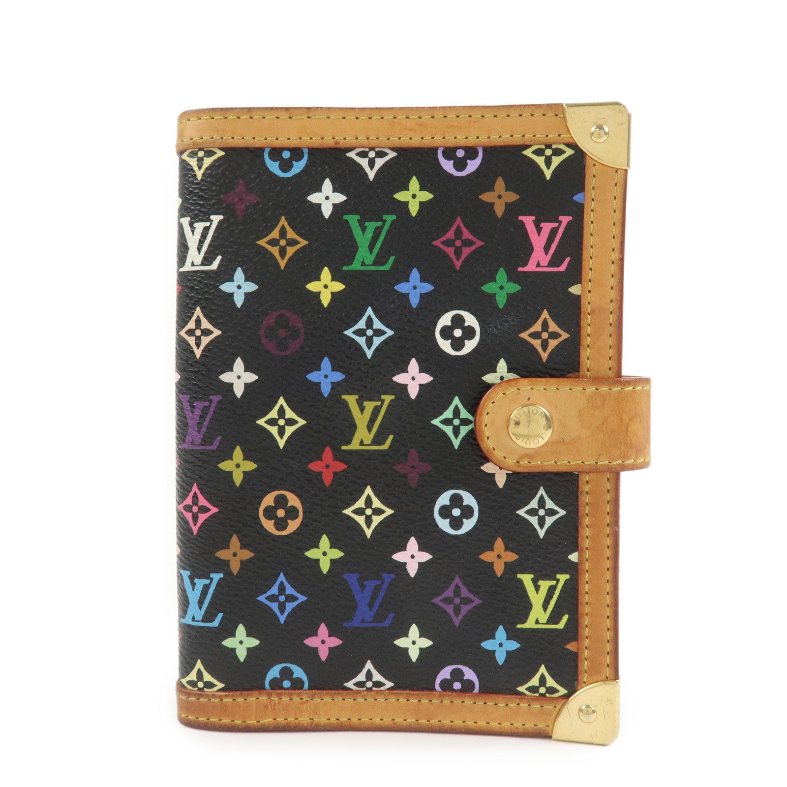 Louis Vuitton Monogram Multi Color Agenda PM Planner Cover R20895