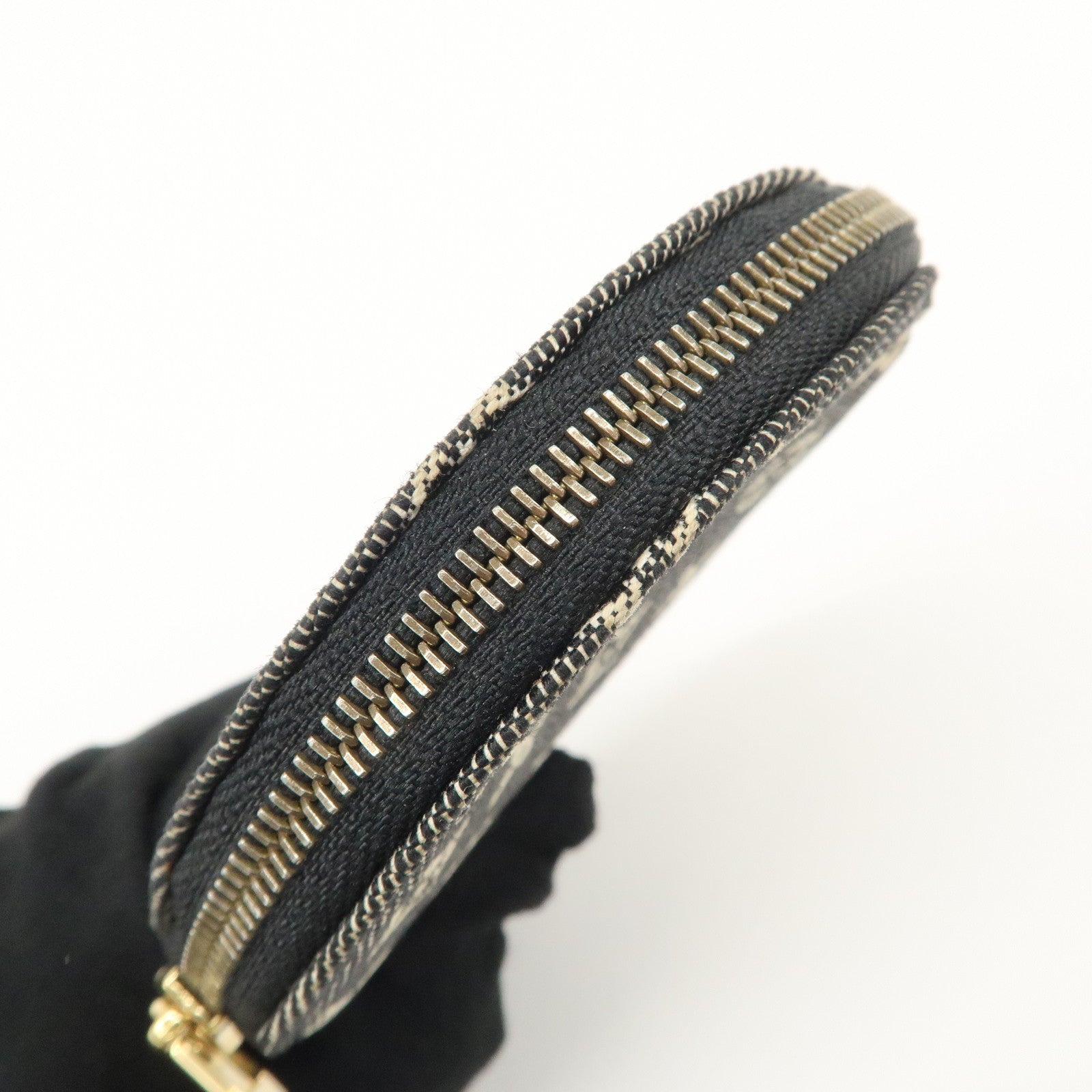 Louis Vuitton Monogram Mini Lin Porte Monnaie Round Coin Case M92453 Used