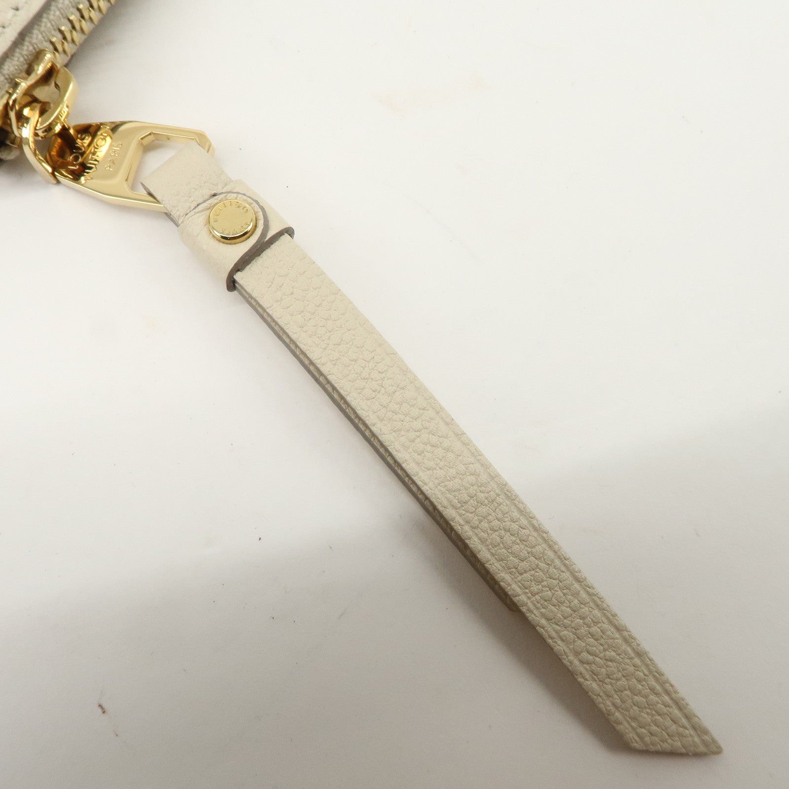 Louis Vuitton Monogram Empreinte Citadines Pouch Hand Bag Neige