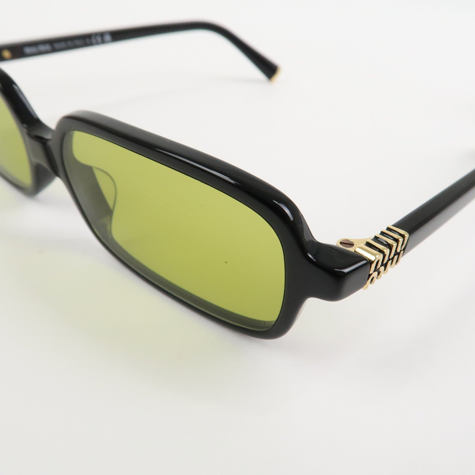 MIU MIU Plastic Sunglasses Black SMU 11Z-F 52□15 16K-170 140 1N