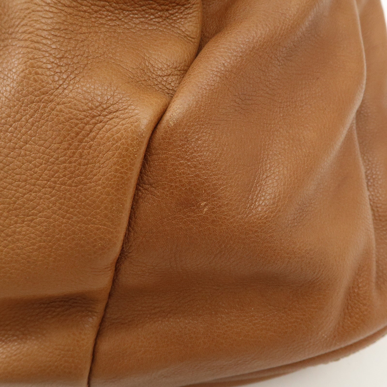 GUCCI Marrakech Leather Shoulder Bag Hand Bag Brown 257029 Used