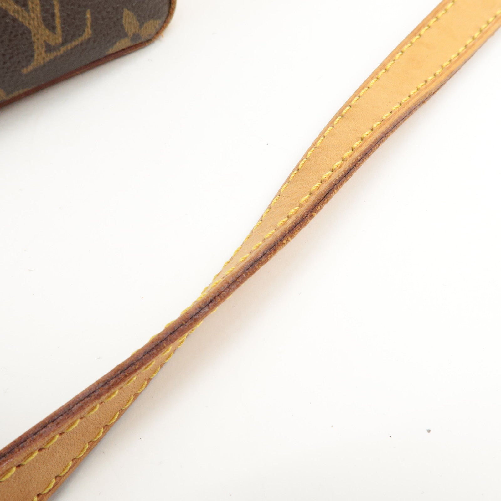 Louis Vuitton Monogram Trotteur Shoulder Bag Brown M51240 Used