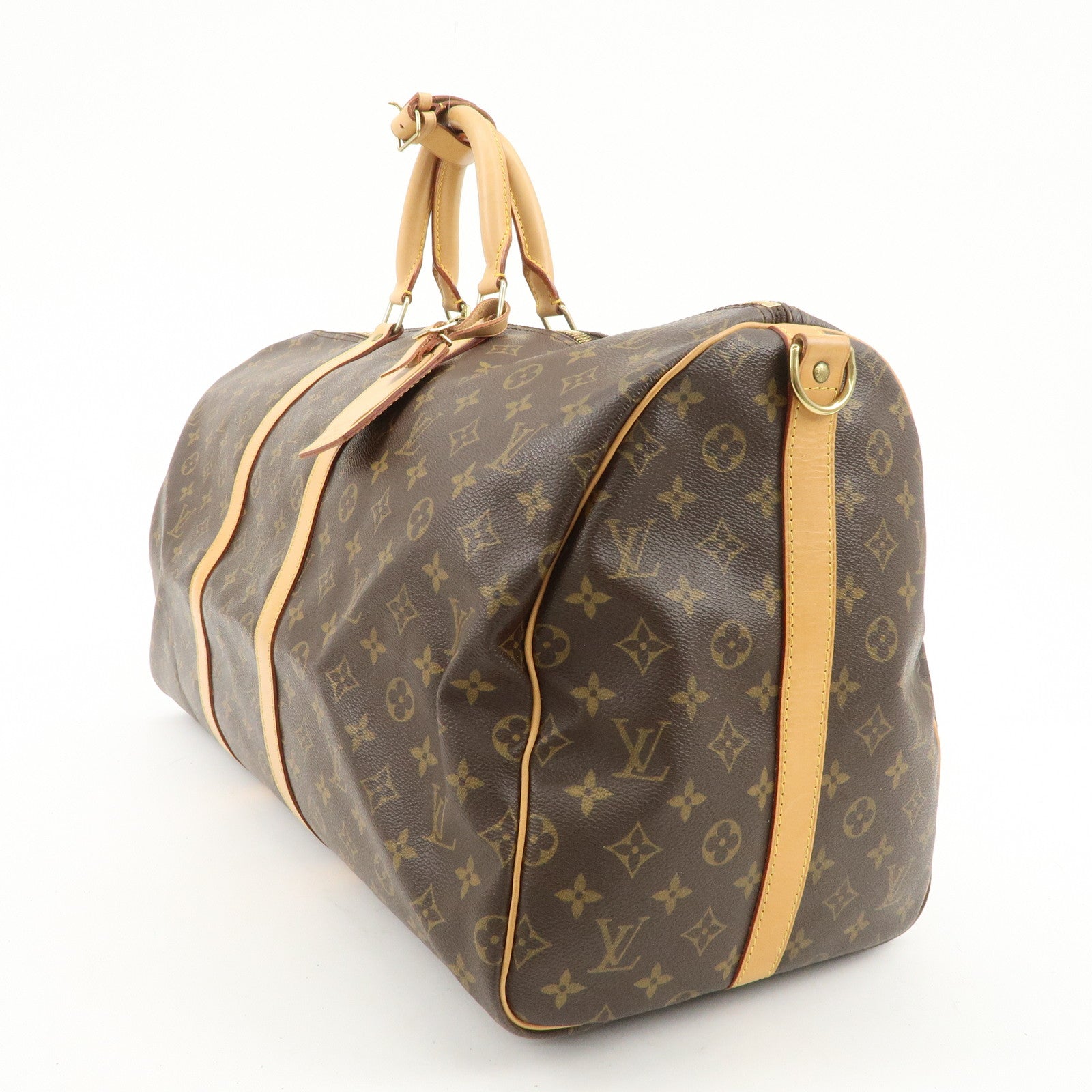 Louis Vuitton Monogram Keep All Bandouliere 55 Boston Bag M41414 Used