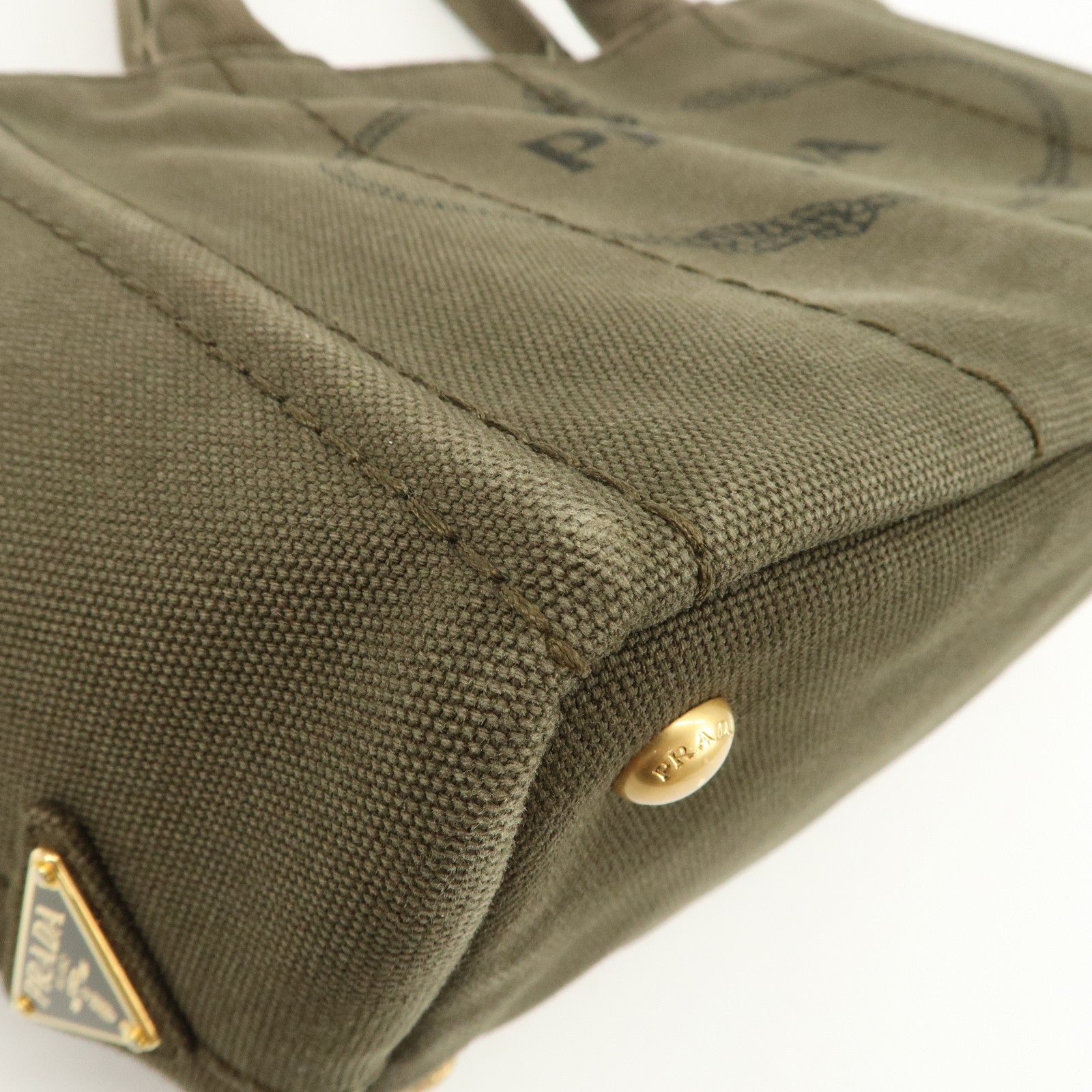 PRADA Canapa Mini Canvas 2WAY Bag Hand Bag Shoulder Bag BN2439G