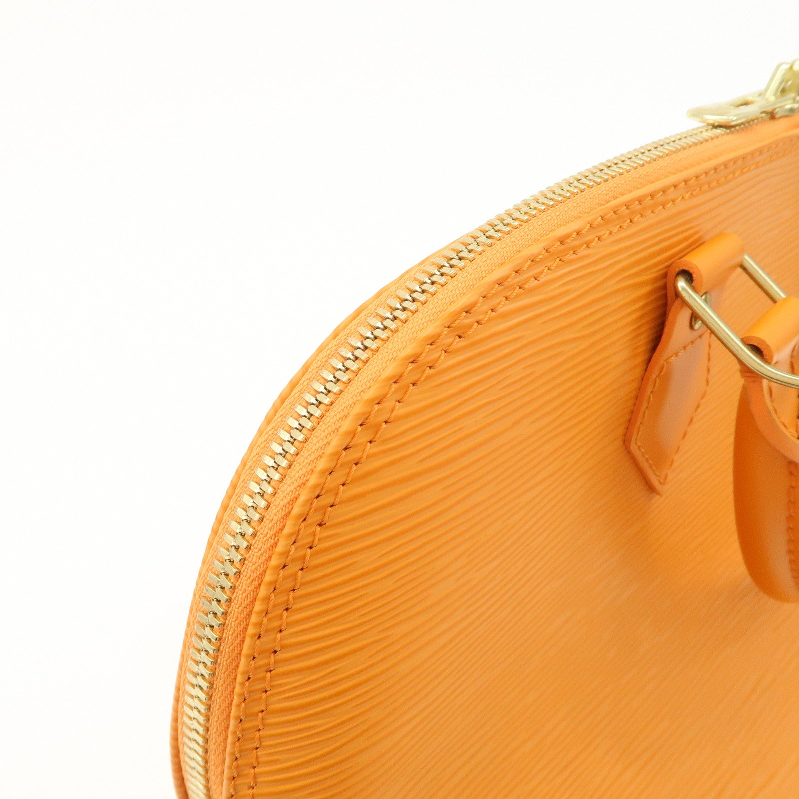 Louis Vuitton Epi Alma Hand Bag Mandarin Orange M5124H