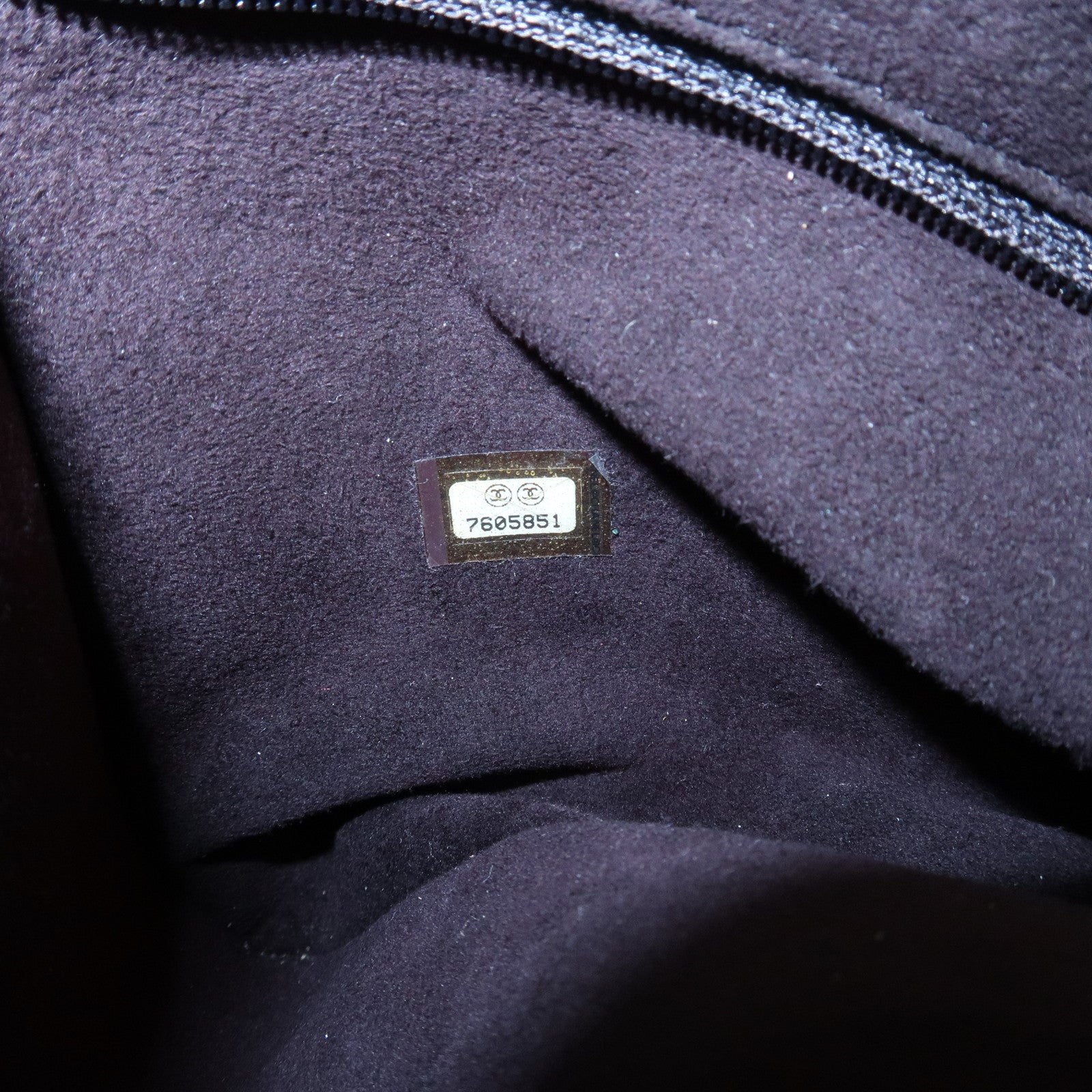 CHANEL COCO Mark Chocolate Bar Patent Leather Shoulder Bag Beige Used