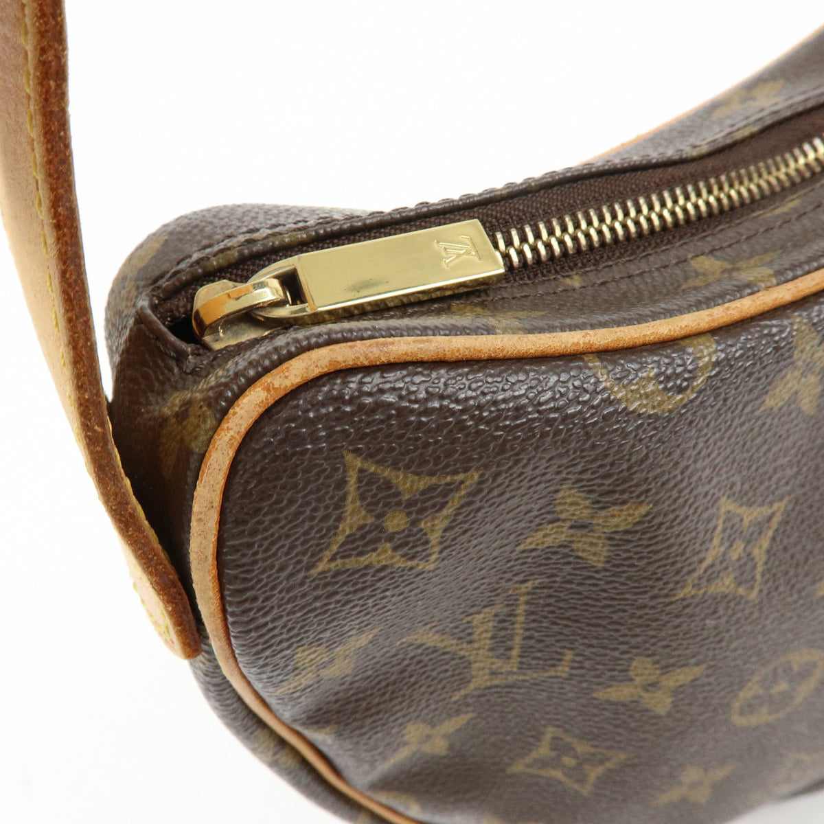 Louis Vuitton Monogram Croissant MM Shoulder Bag Brown M51512