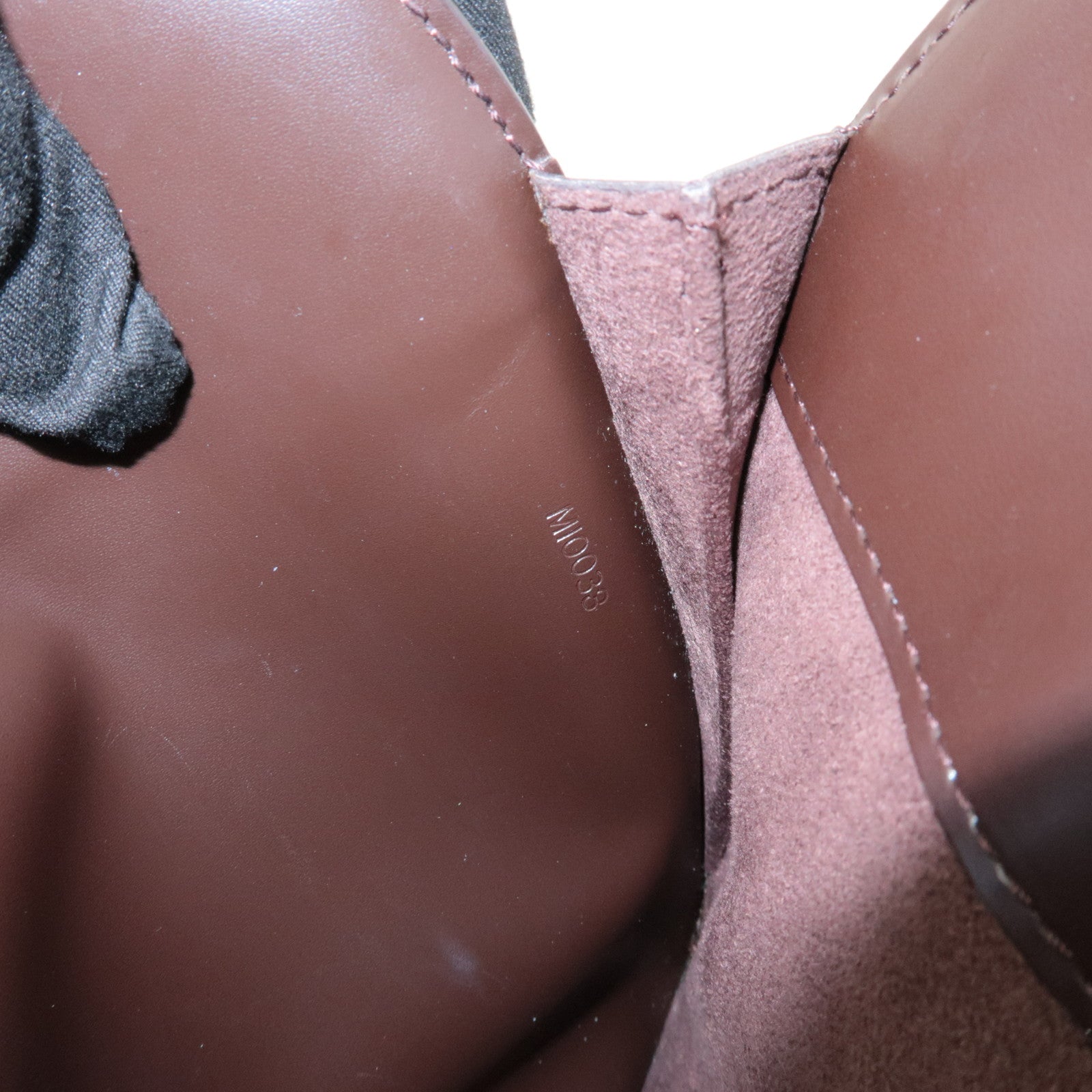 Louis Vuitton Epi Leather Pont Neuf Hand Bag Mocha Brown M5205D Used