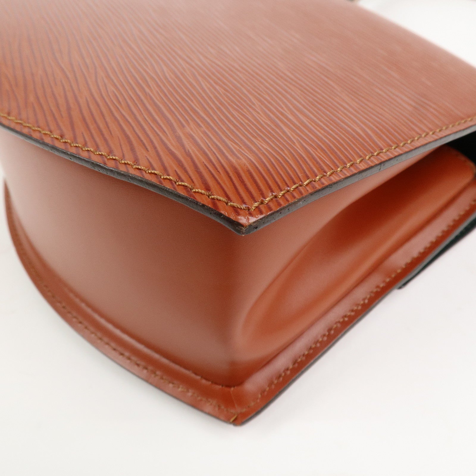 Louis Vuitton Epi Tilsit Shoulder Hand Bag Kenya Brown M52483