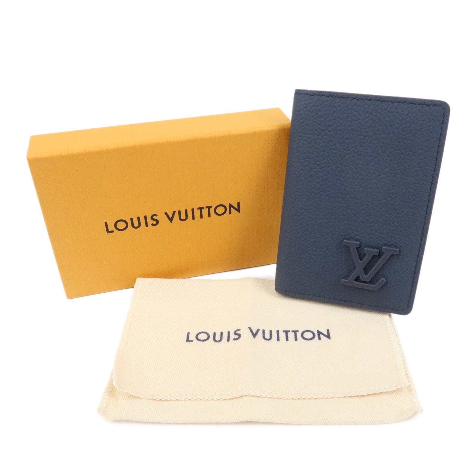 Louis Vuitton Aerogram Organizer de Poche Marine Navy Blue M81730