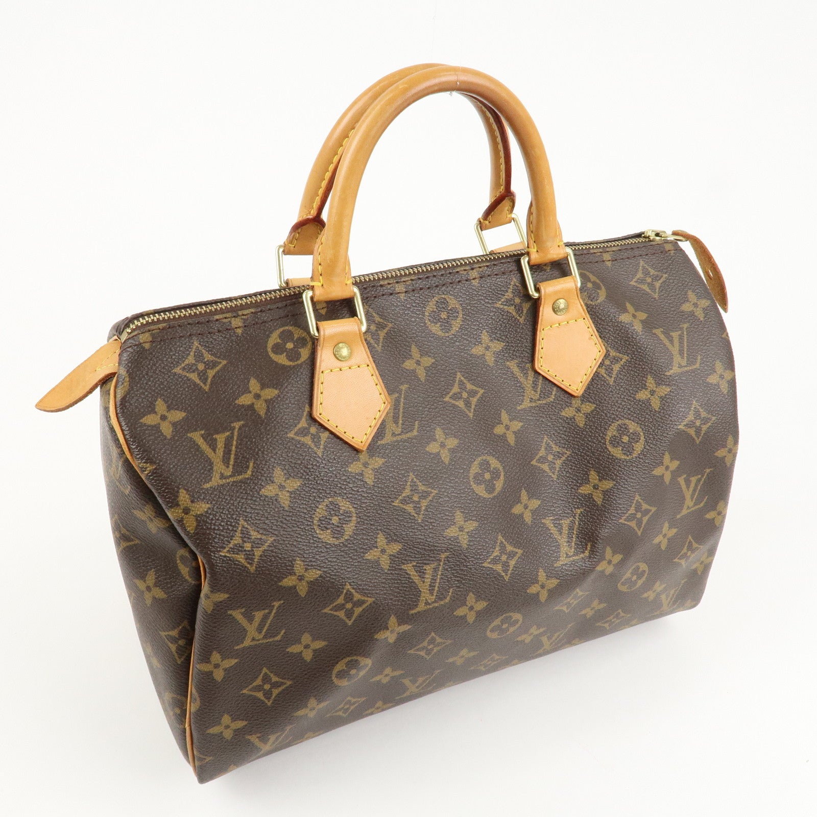 Louis Vuitton Monogram Speedy 30 Hand Bag Boston Bag M41526 Used