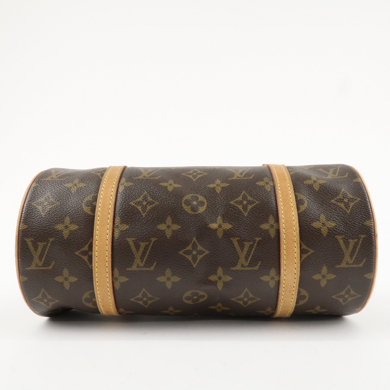 Louis Vuitton Monogram Papillon 26 Hand Bag Shoulder Bag Brown M51386 Used