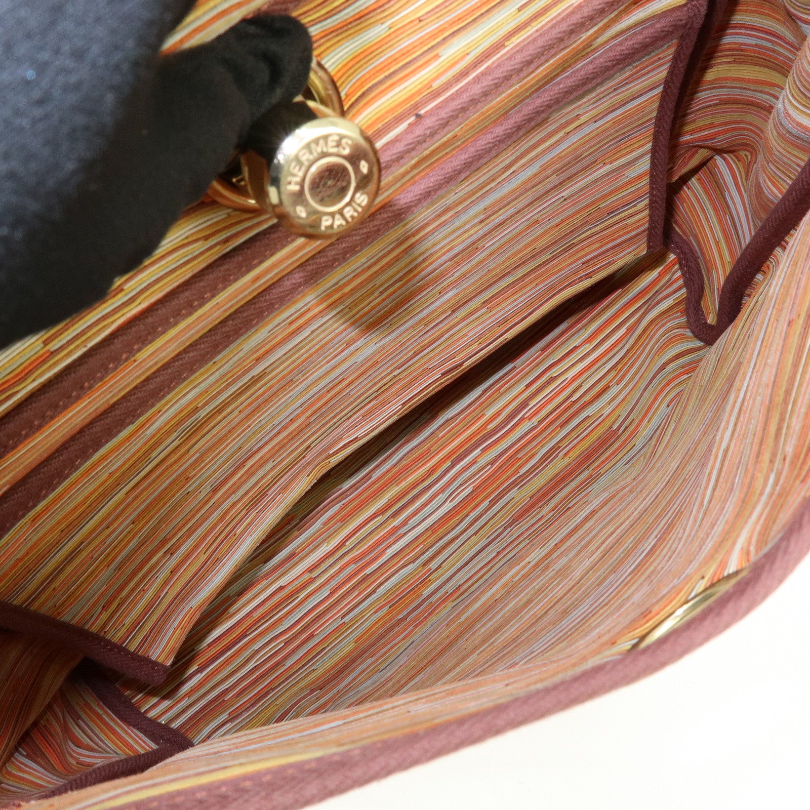 Hermes Herline Herbag PM Vibrato Calf Leather 2Way Hand Bag