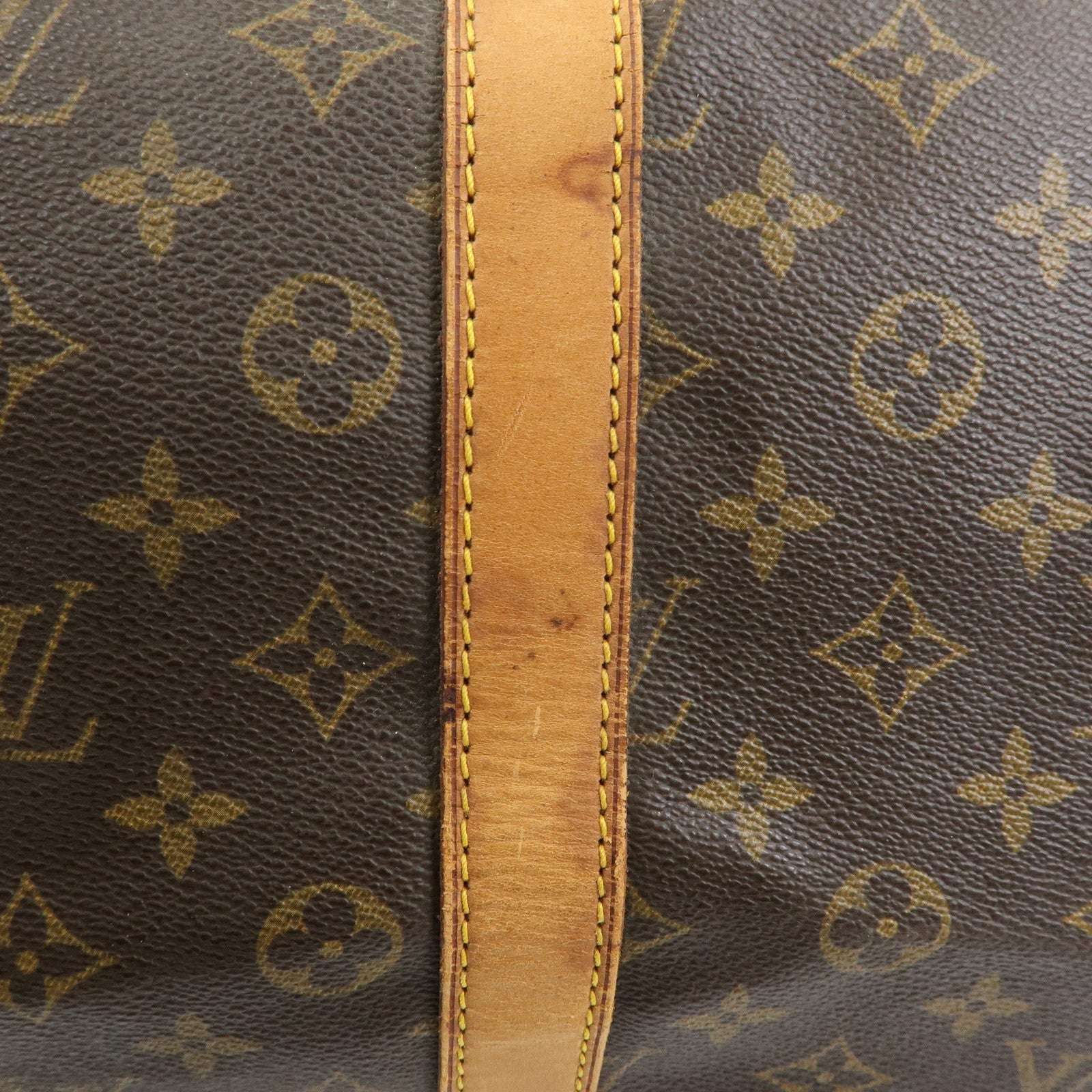 Louis Vuitton Keep All 55 Boston Bag Hand Bag Brown M41414