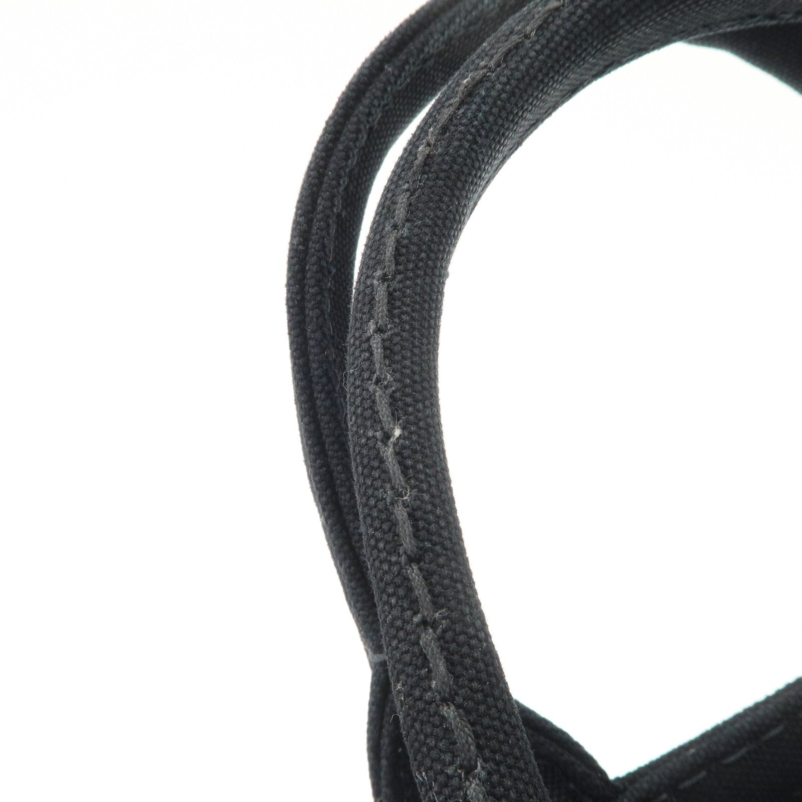 PRADA Canapa Mini Canvas 2Way Hand Bag Tote Bag Black 1BG439 Used