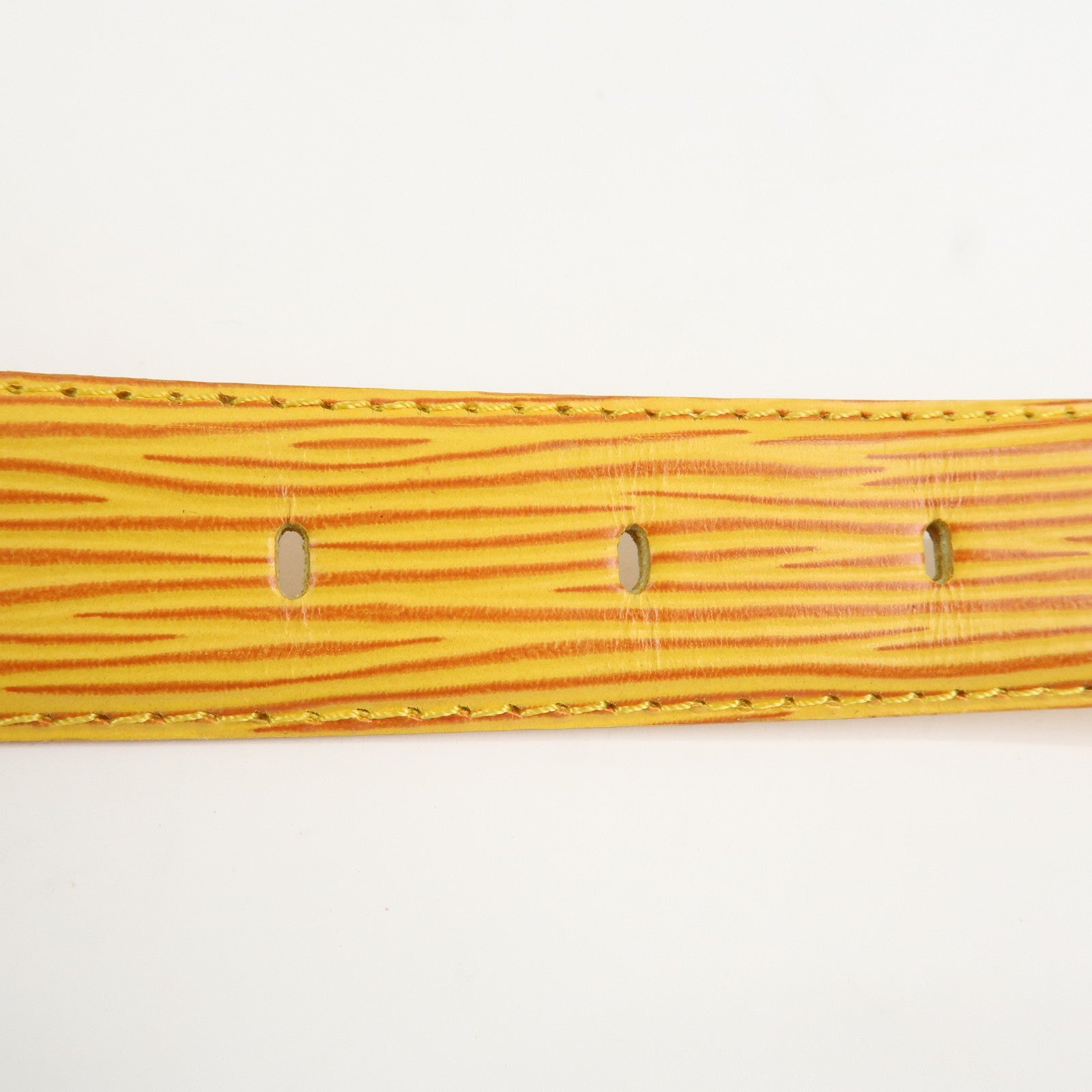 Louis Vuitton Epi Leather Ceinture Belt Tassili Yellow R10051