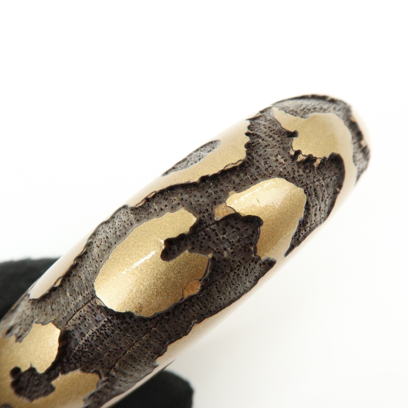 Louis Vuitton Leo Monogram Wood Lacquer Bangle Bracelet M65964