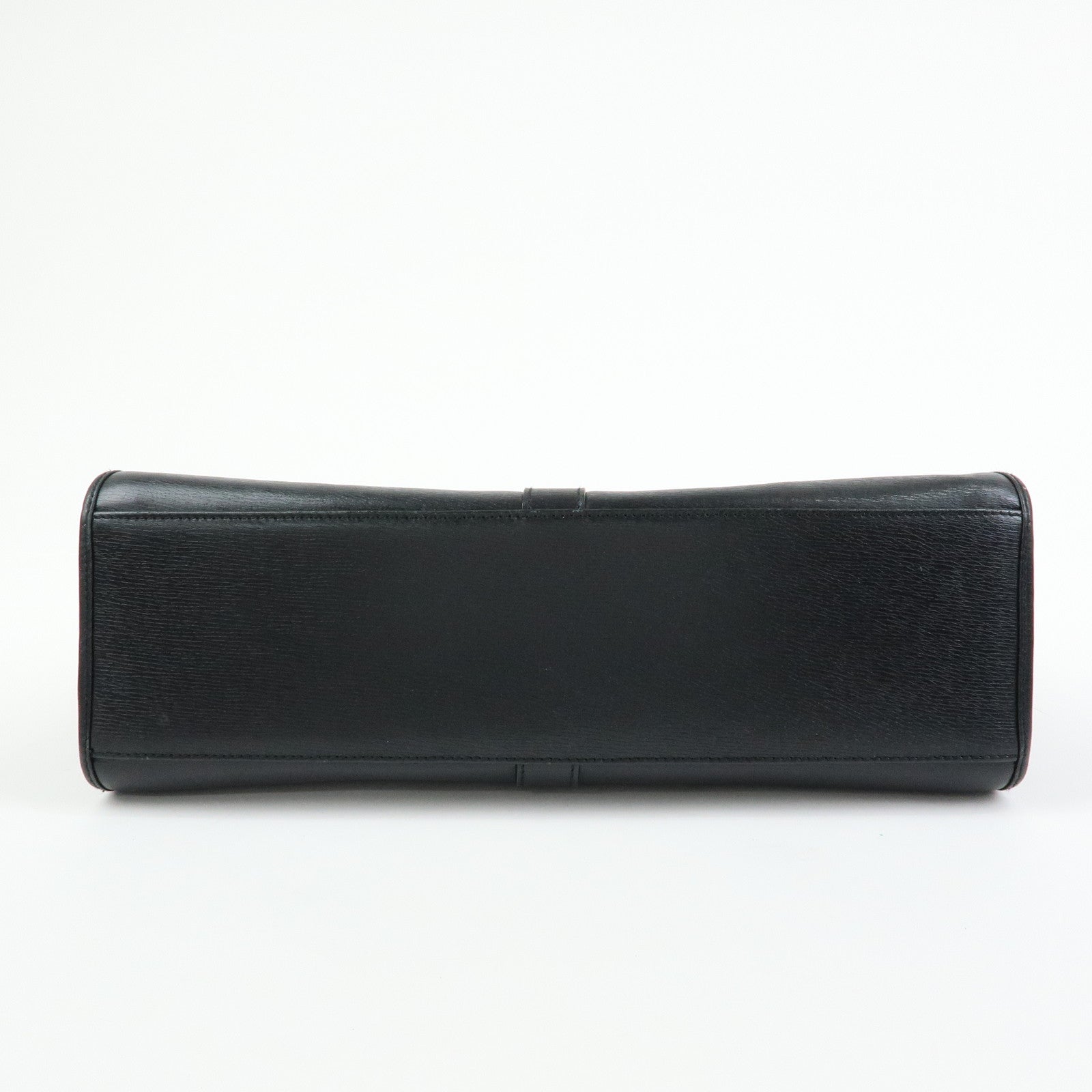 GUCCI Jackie Leather Shoulder Bag Hand Bag Black 002.1067